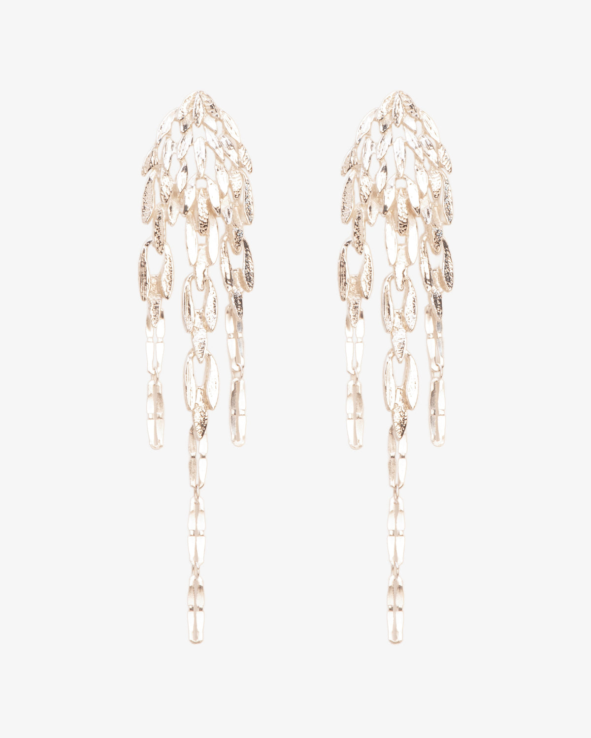 Wouters & Hendrix Dangling Leaf Stud Earrings