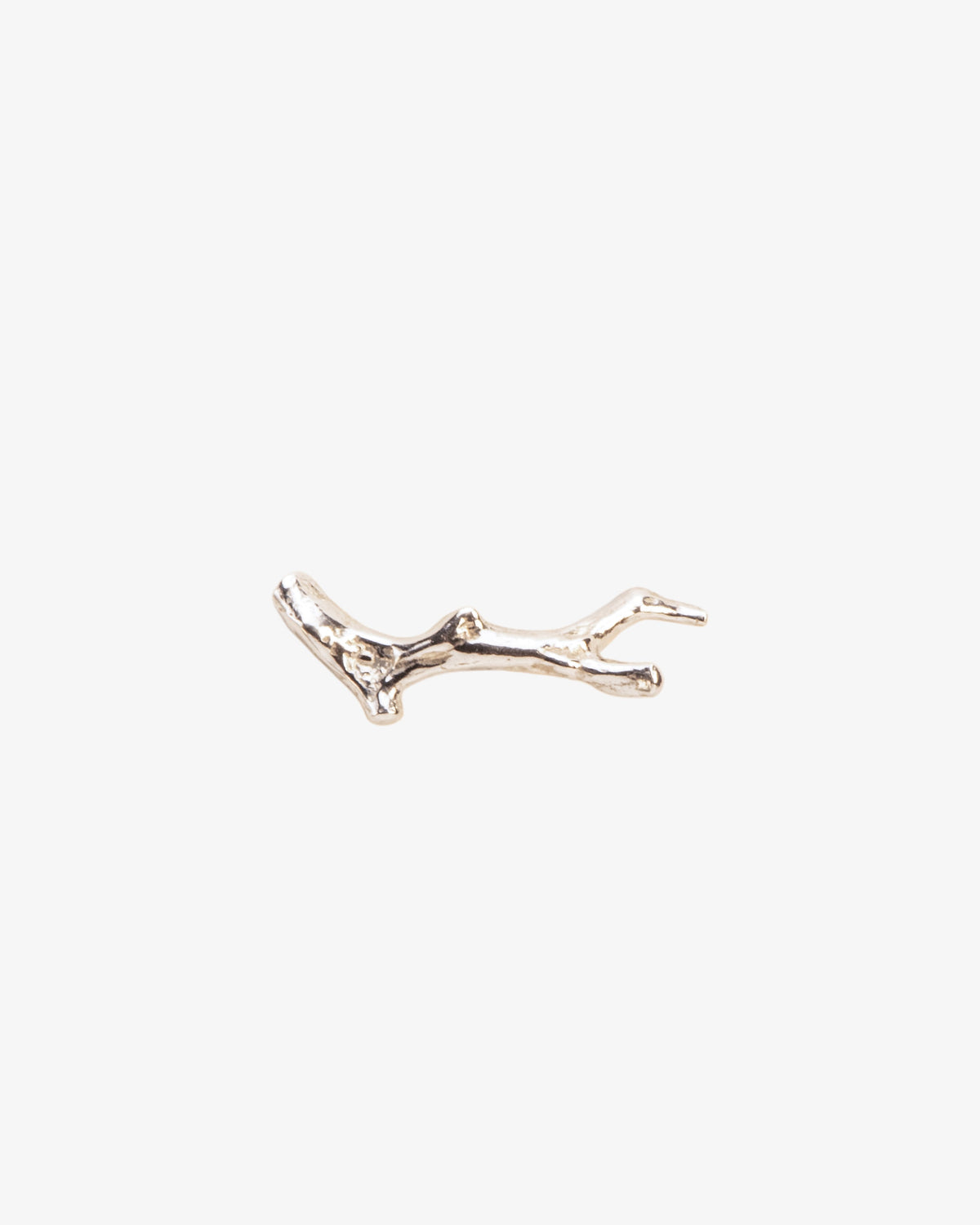 Wouters & Hendrix Single Branch-Shaped Stud Earring
