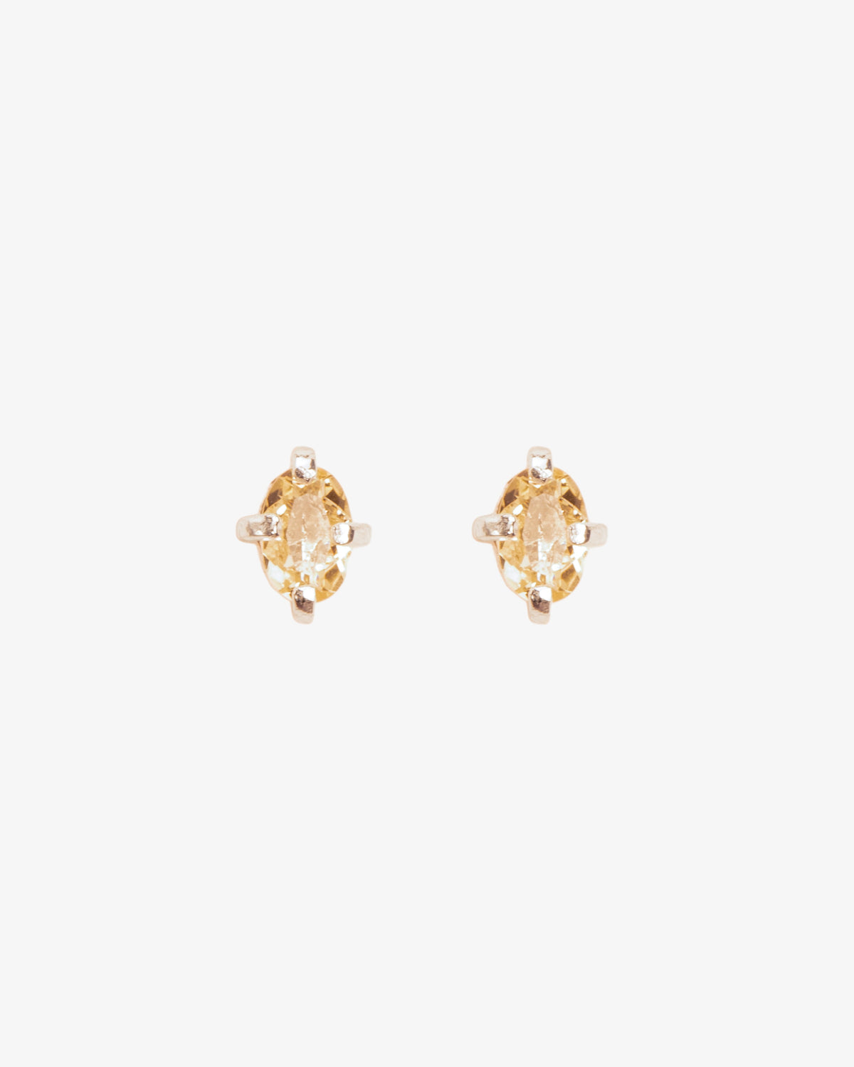 Wouters & Hendrix Citrine Crystal Stud Earrings