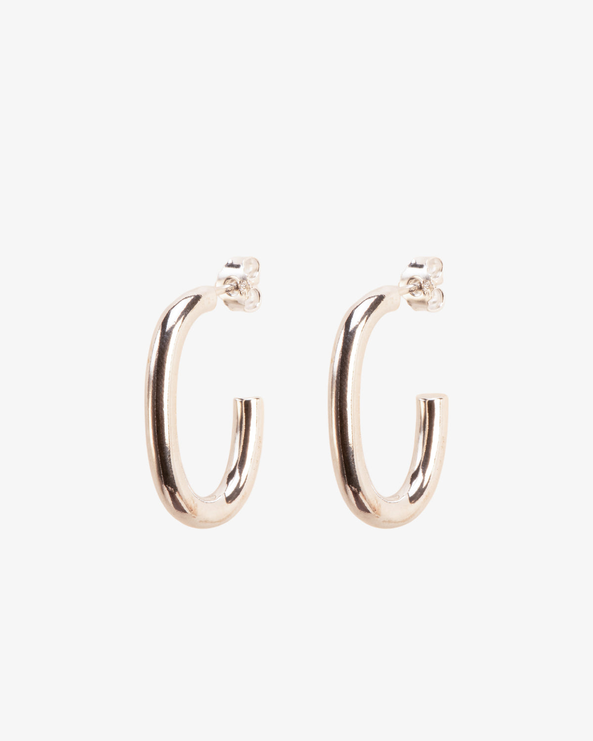 Wouters & Hendrix Chain Link Hoops, side view