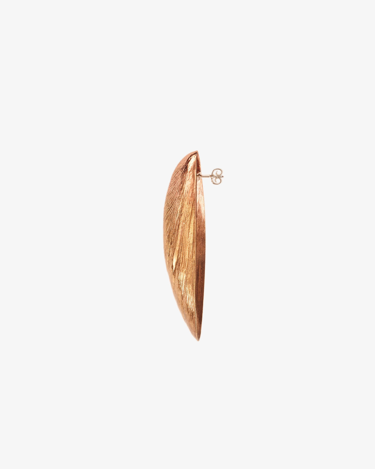 Wouters & Hendrix Mussel Stud Single Earring, side view