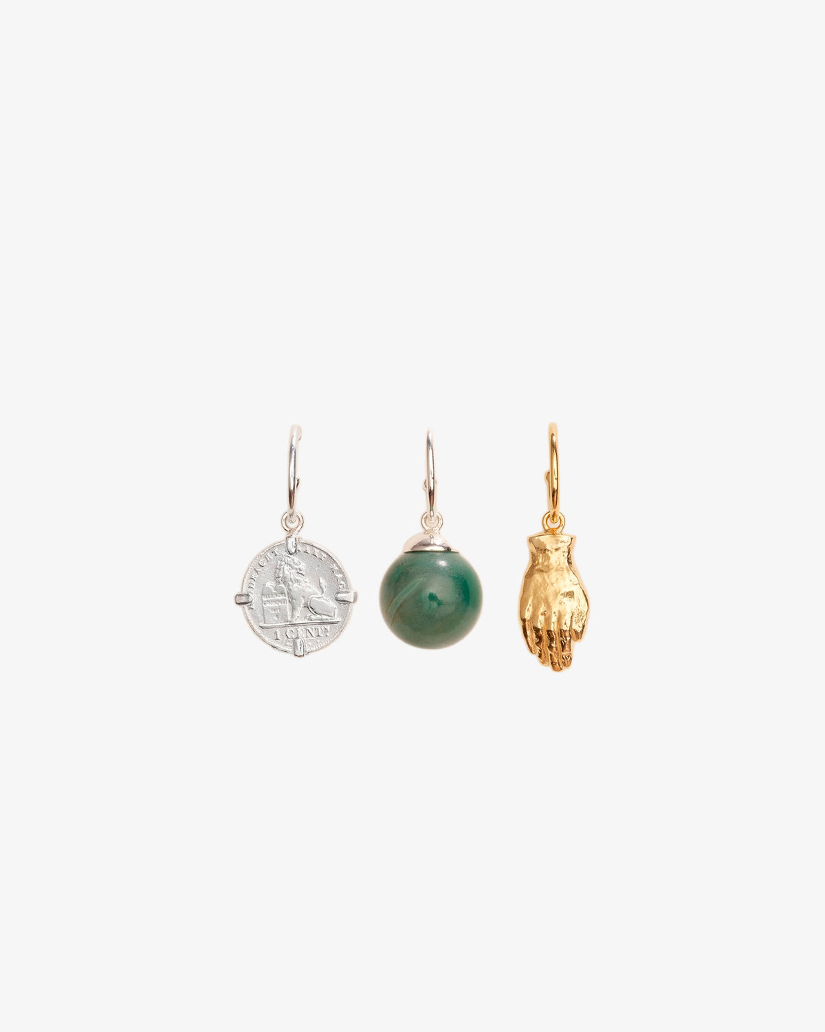 Wouters & Hendrix Triple Charm Hoops
