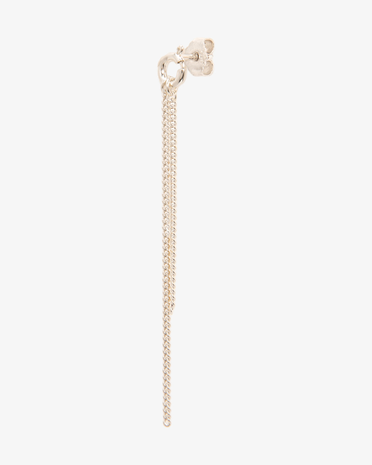 Spring Ring and Chain Single Earring
