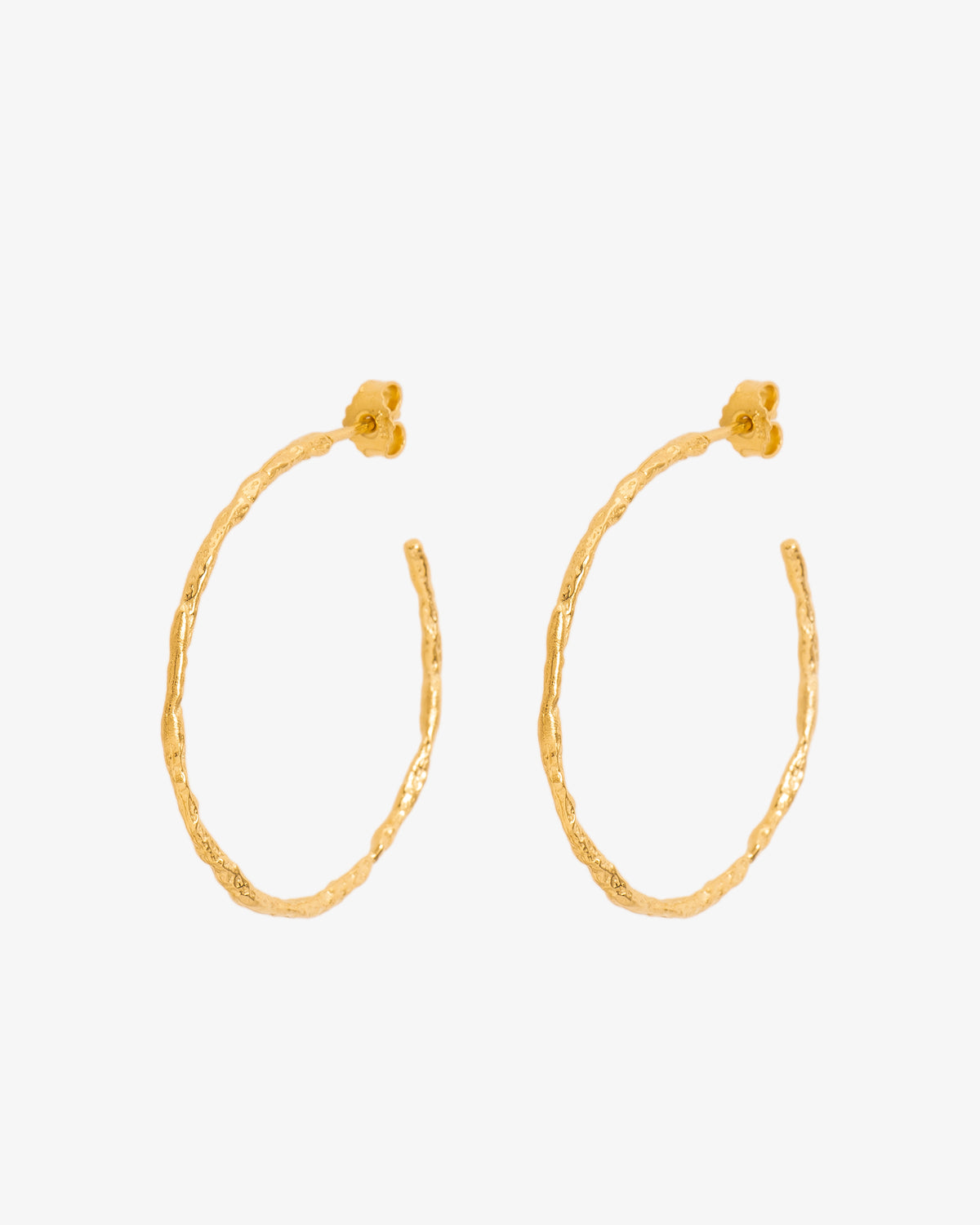 Statement Branch Hoop Earrings