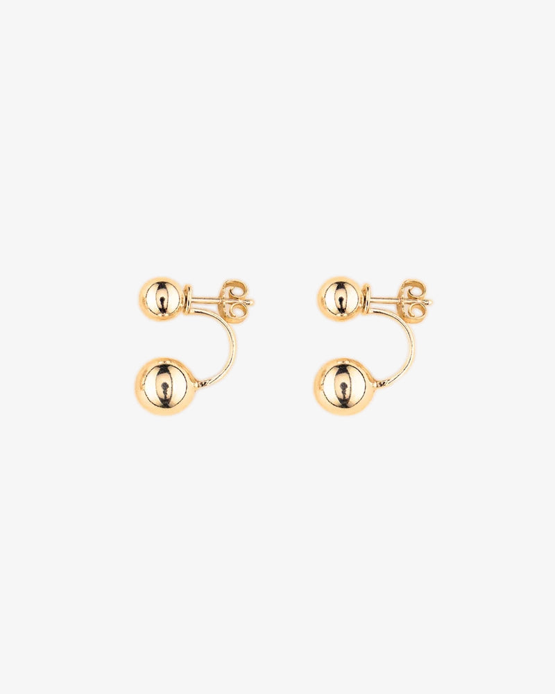 Floating Sphere Stud Earrings