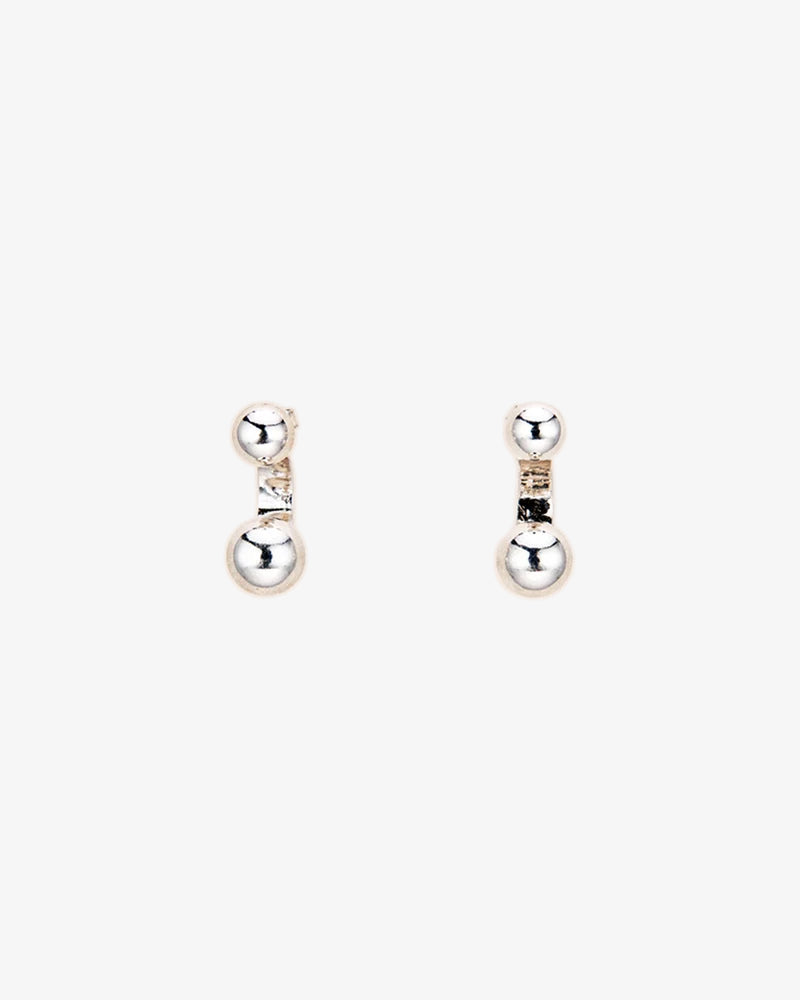 Floating Sphere Stud Earrings