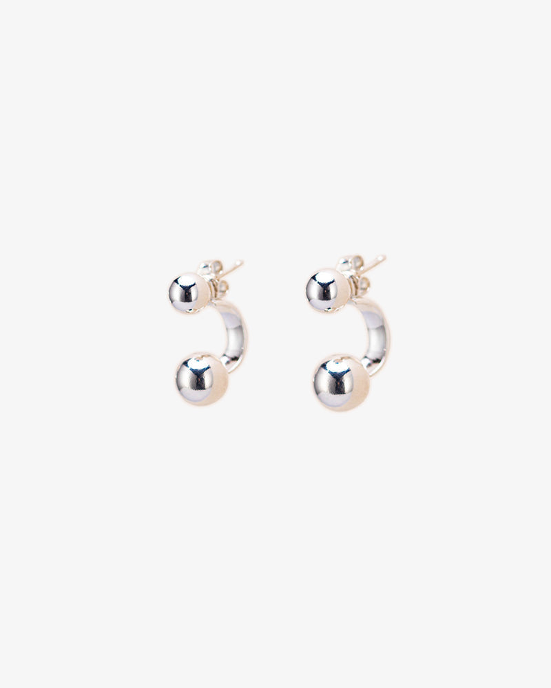 Floating Sphere Stud Earrings