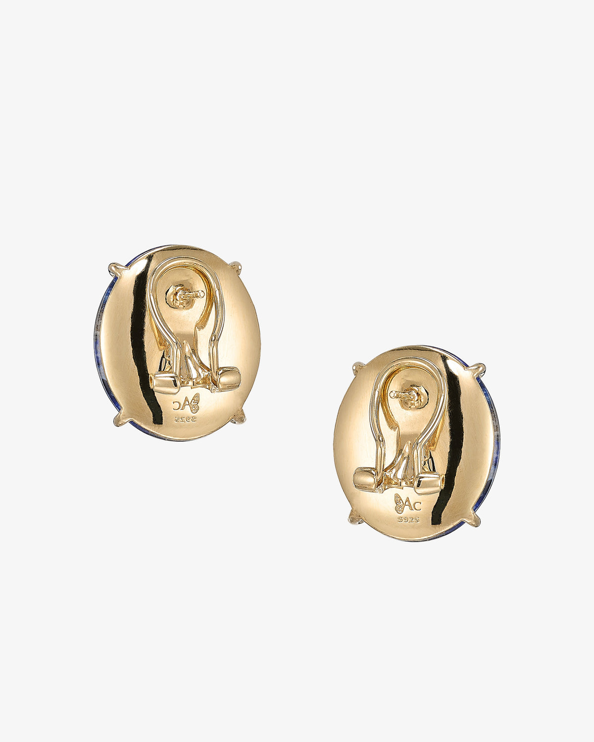 Anabela Chan Emerald & Lapis Pebble Earrings