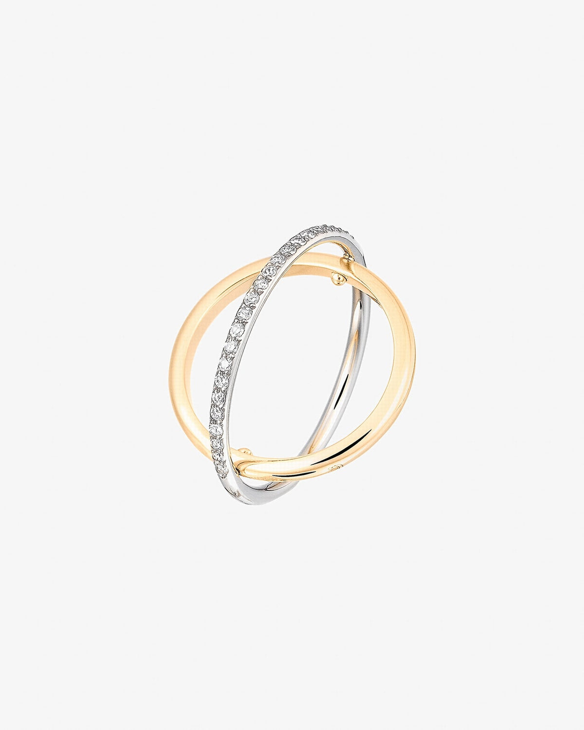 Charlotte Chesnais Fine 18K Gold Eclipse Diamond Band