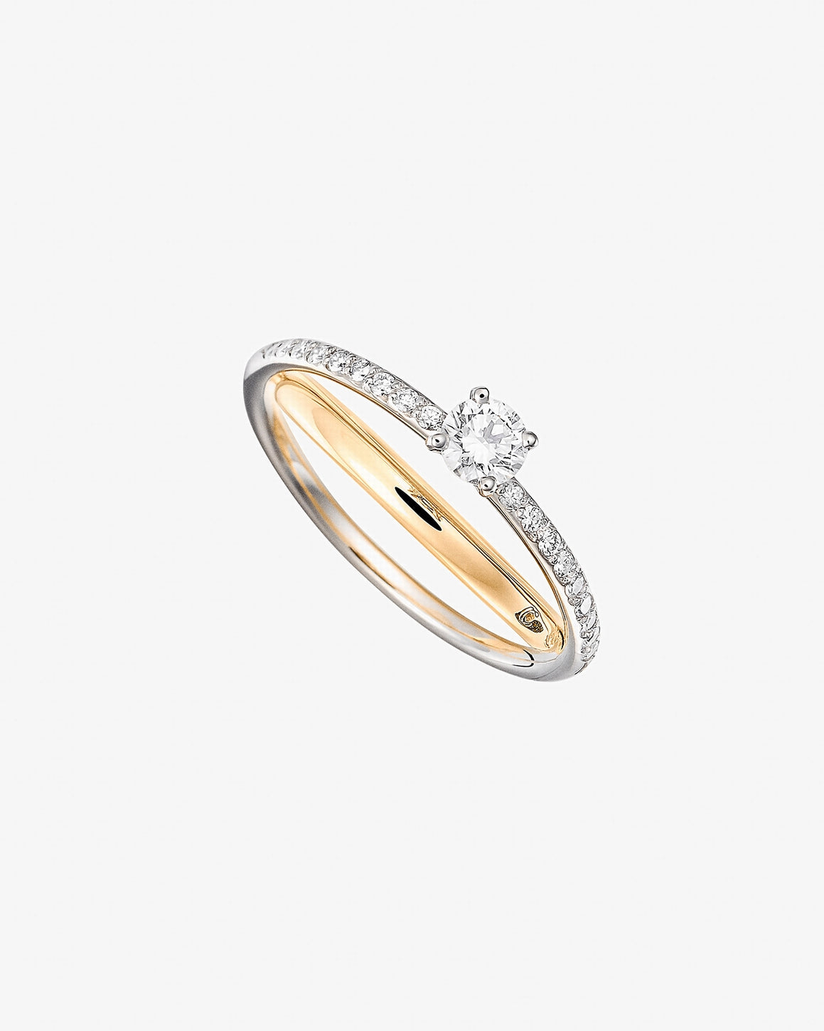 Charlotte Chesnais Fine 18K Gold Eclipse Diamond Ring