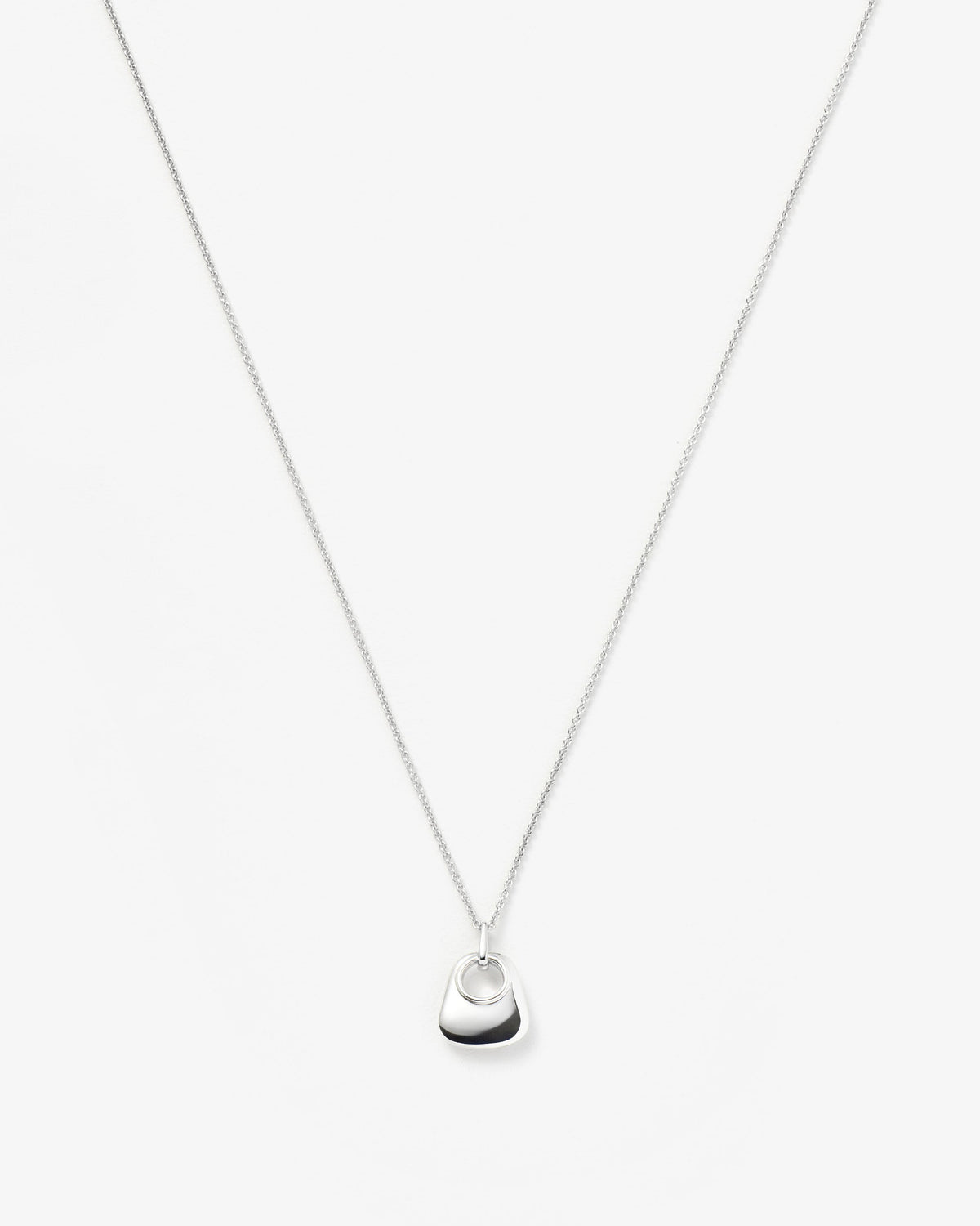 Missoma Hera Ridge Mini Pendant Necklace in sterling silver