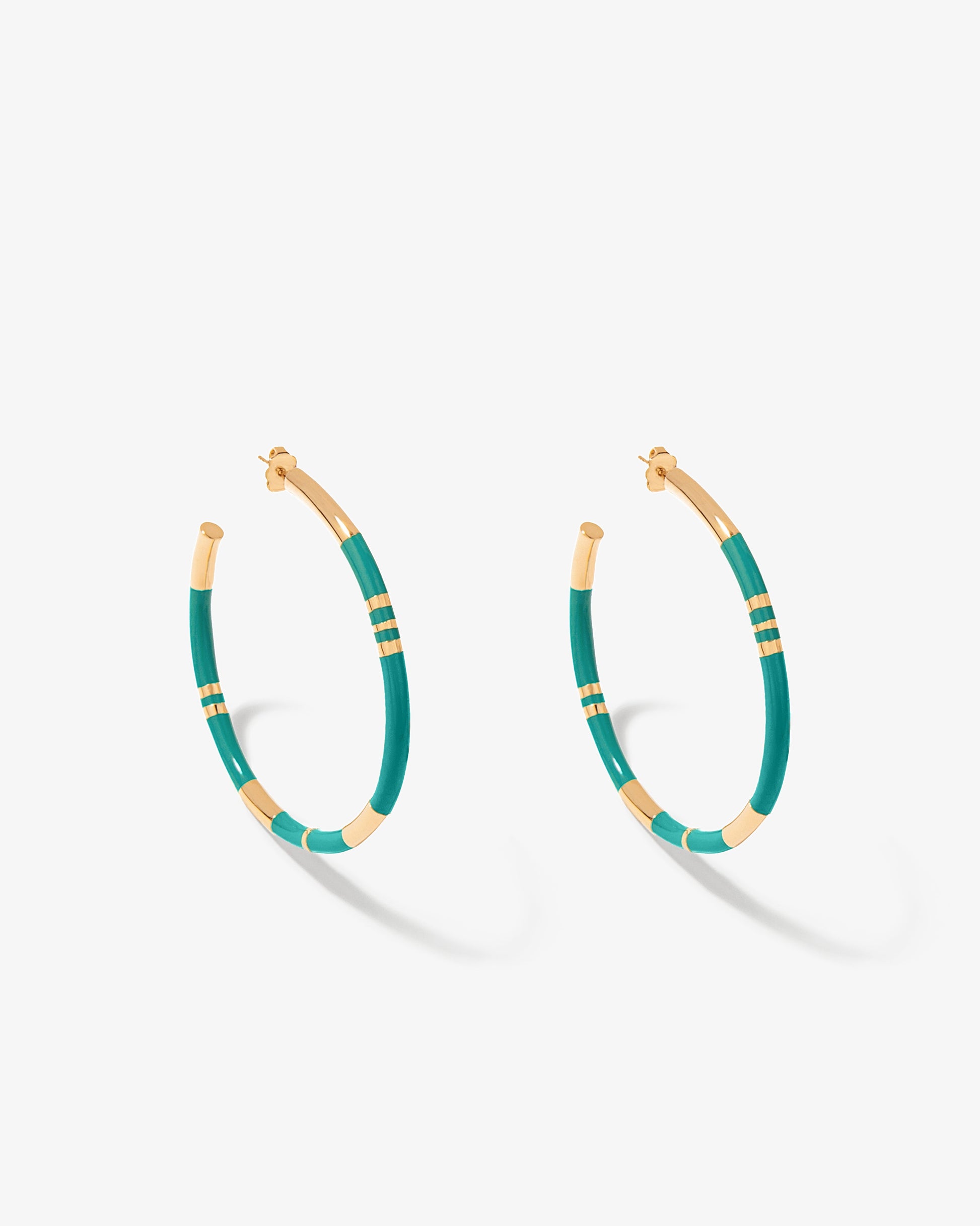 Aurelie Bidermann Emerald Positano Earrings