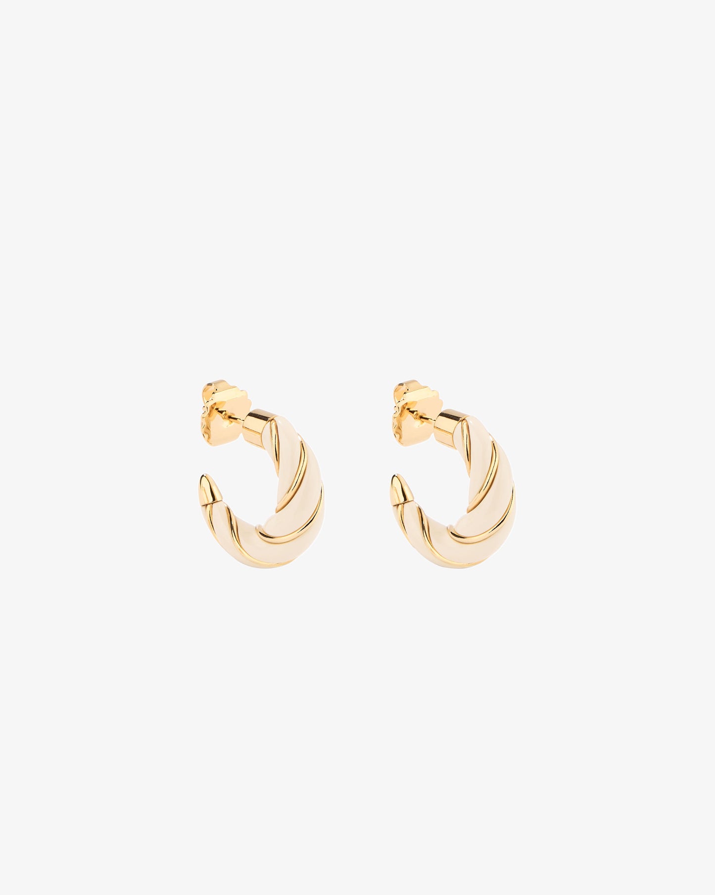 Aurelie Bidermann Ivory Diana Earrings