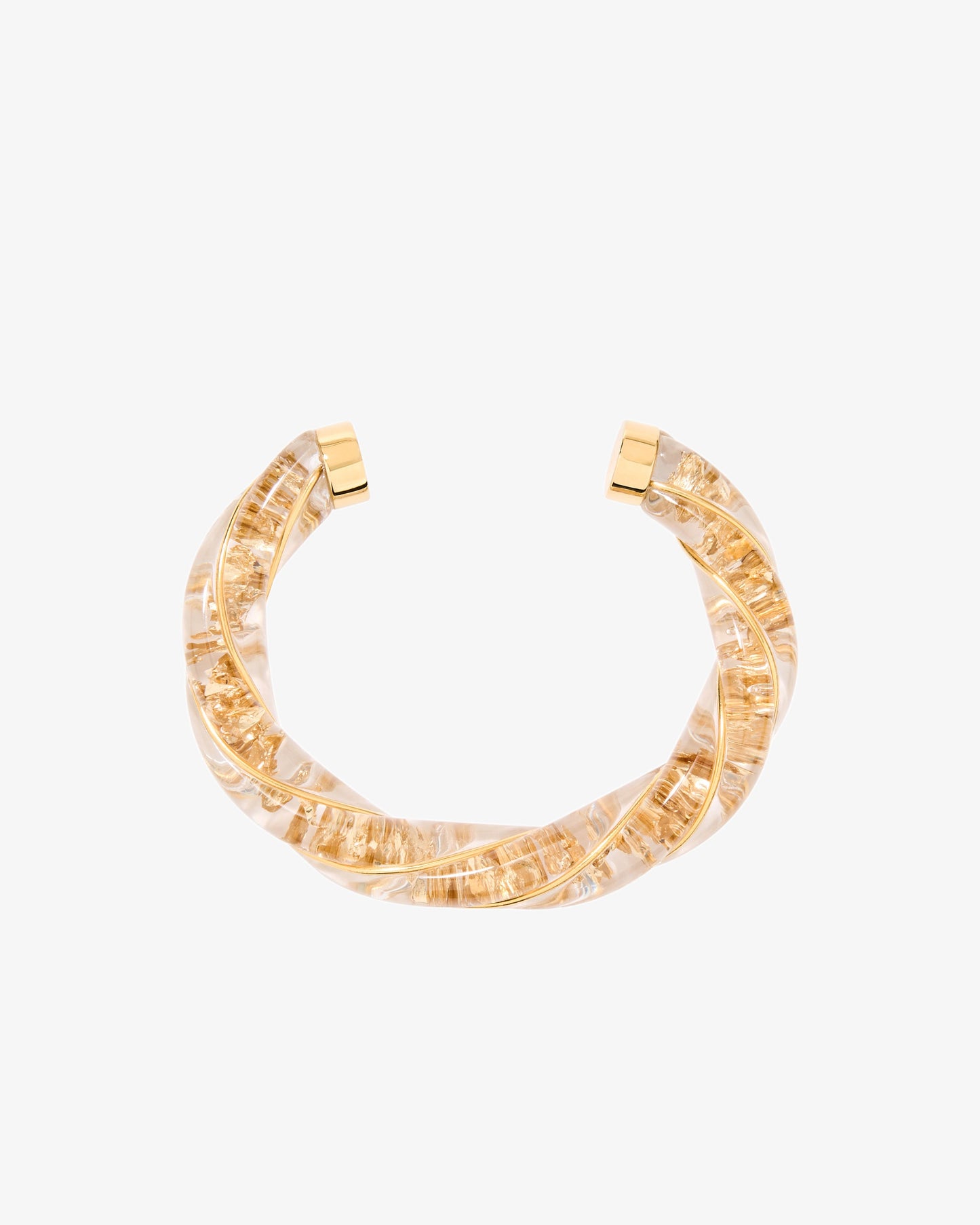Aurelie Bidermann Golden Tea Leaf Diana Bracelet