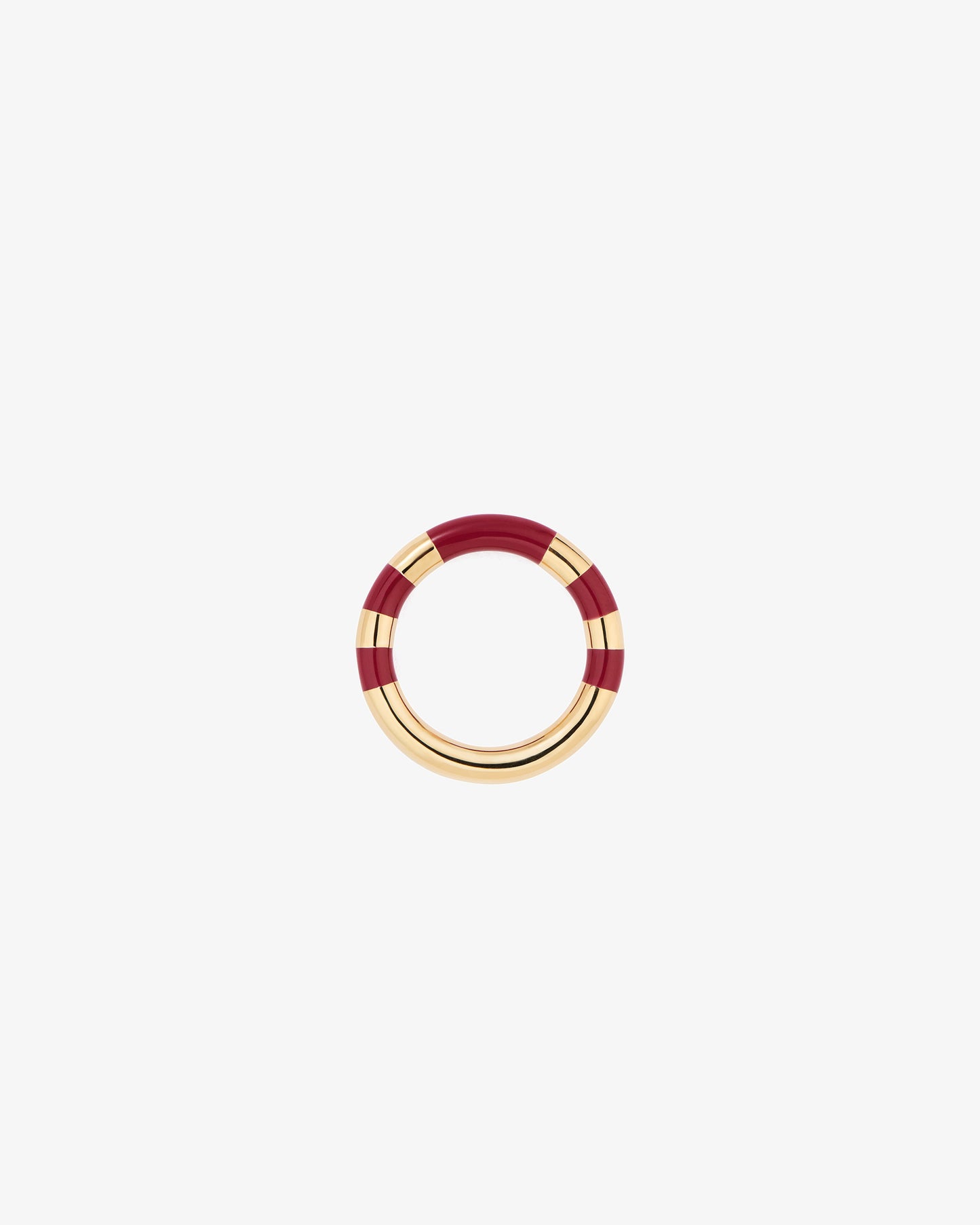 Aurelie Bidermann Burgundy Positano Ring