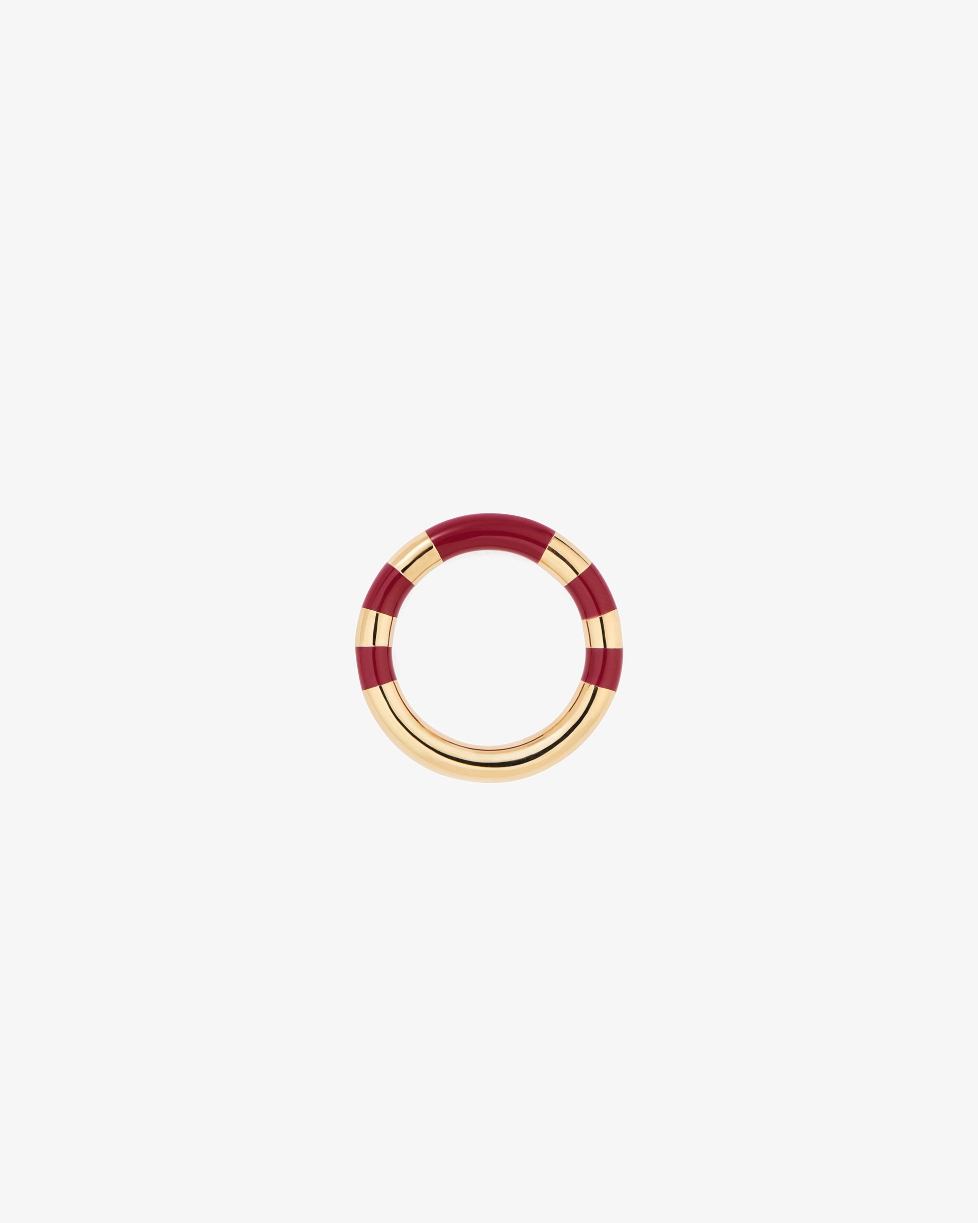 Aurelie Bidermann Burgundy Positano Ring