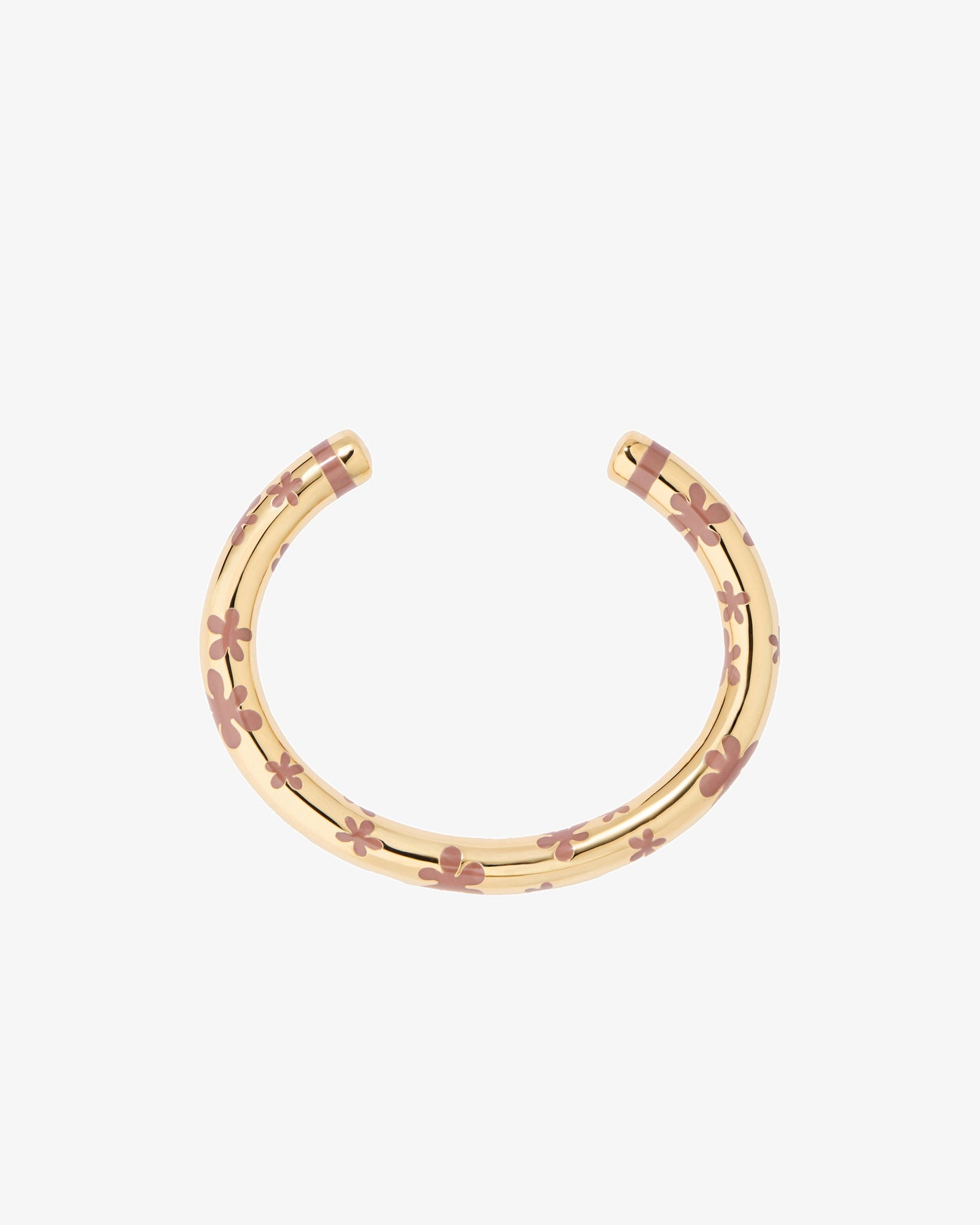 Aurelie Bidermann Maroon Flower Positano Bracelet