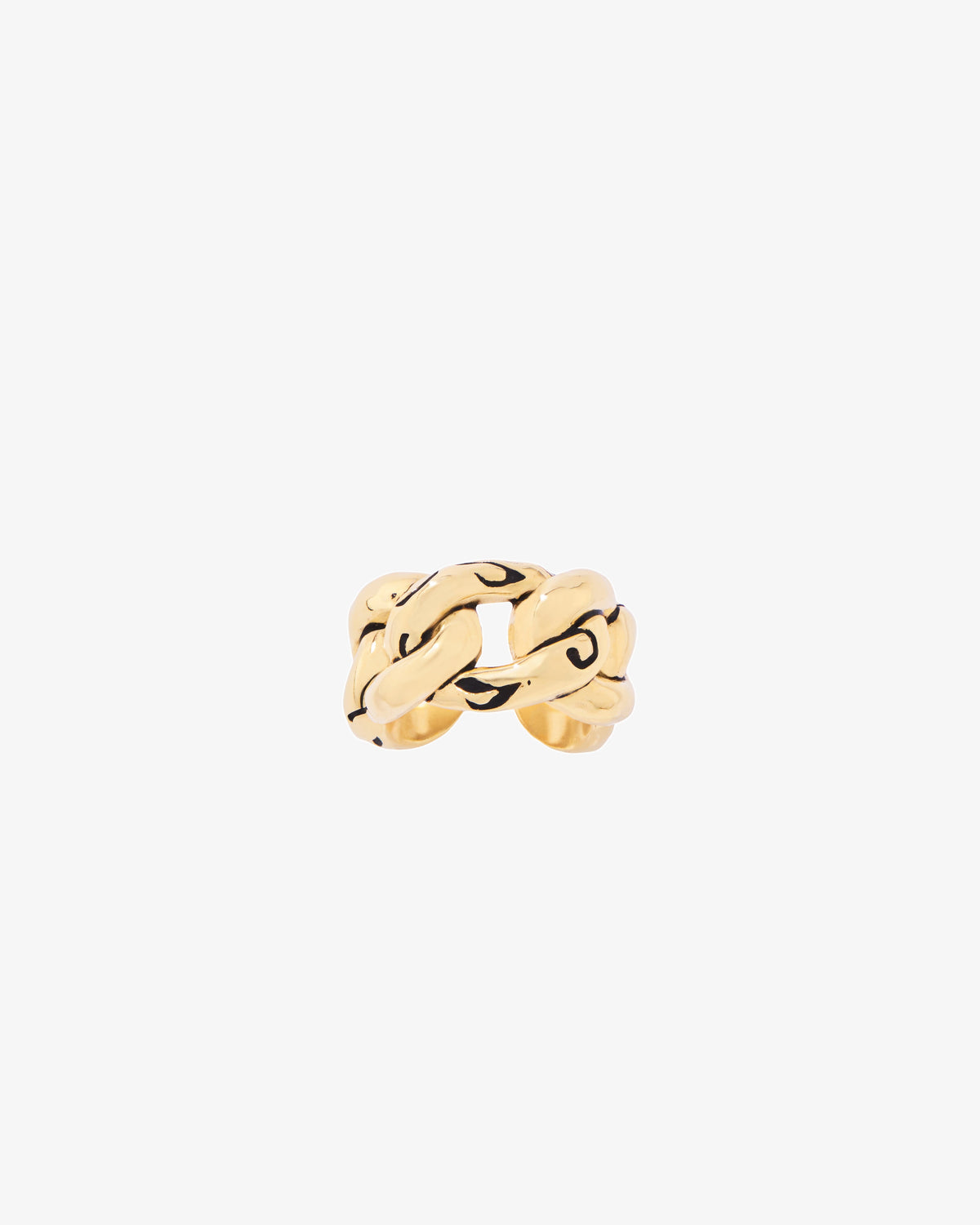 Aurelie Bidermann Imbali Leopard Print Ring