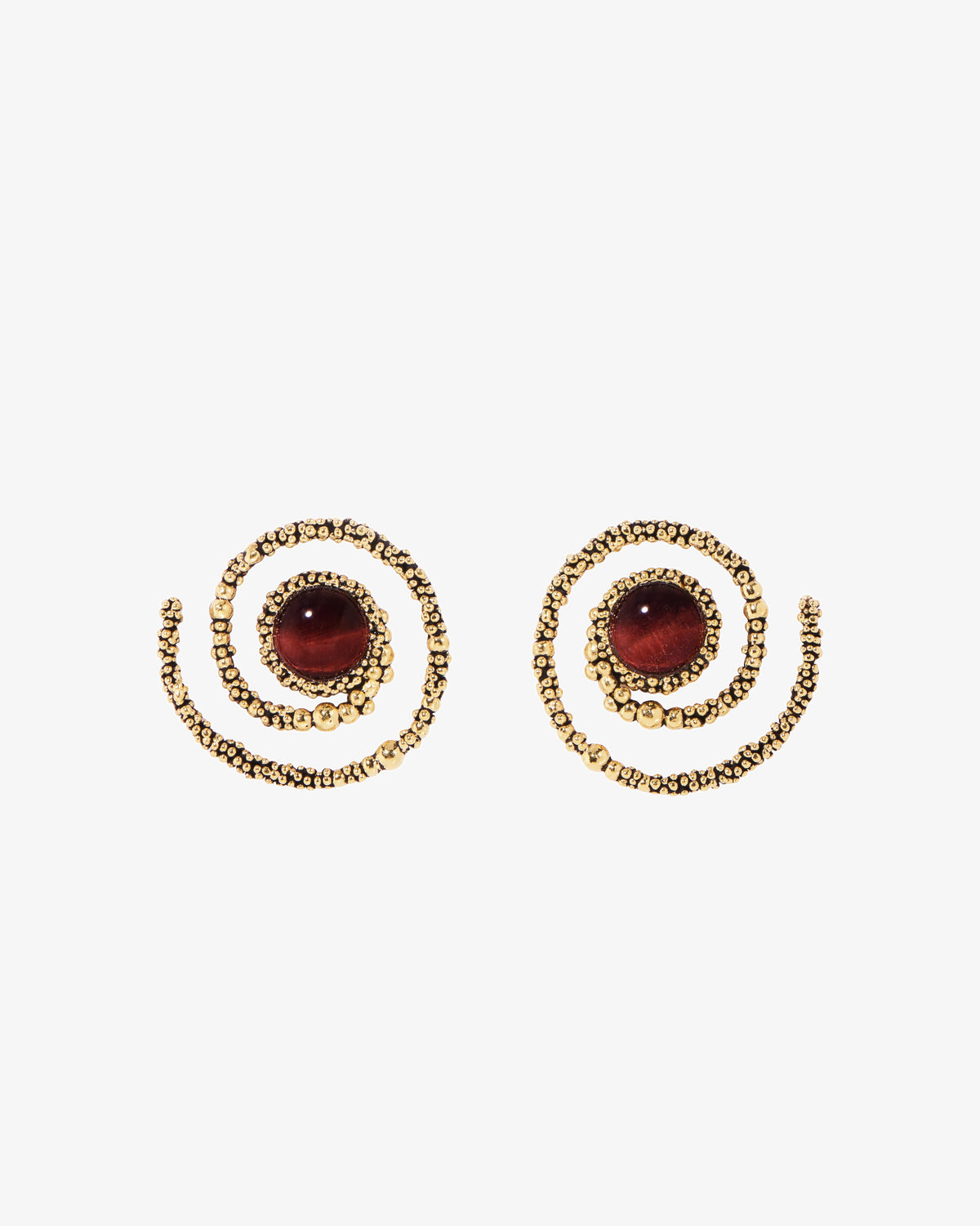 Aurelie Bidermann Makoma Bulls Eye Spiral Earrings