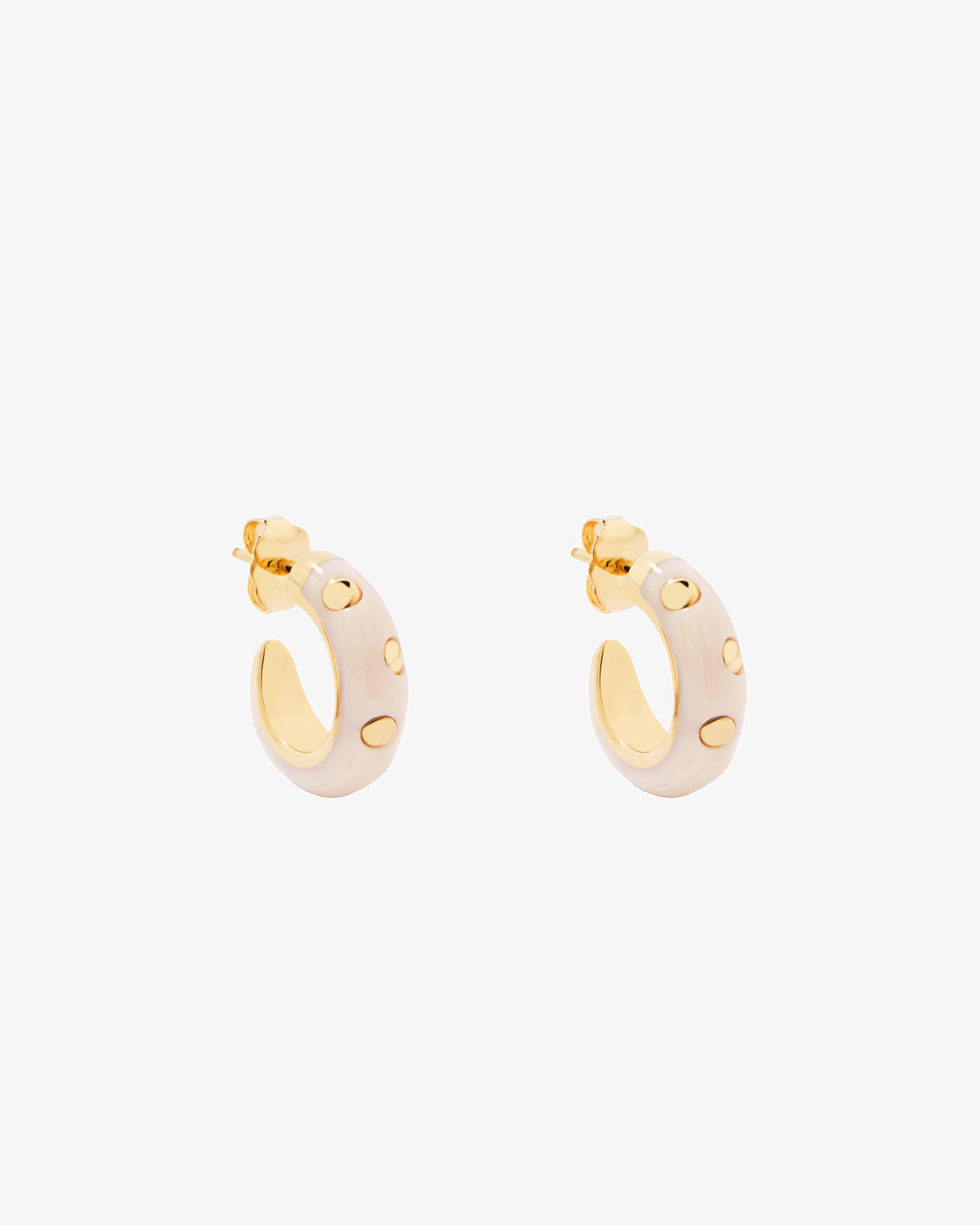 Aurelie Bidermann Caftan Moon Mini Hoop Earrings