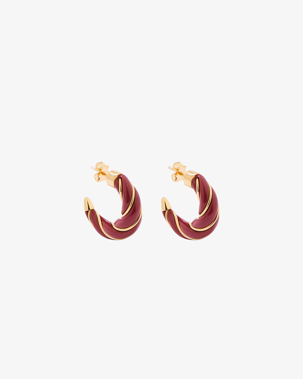 Aurelie Bidermann Brown Diana Earrings