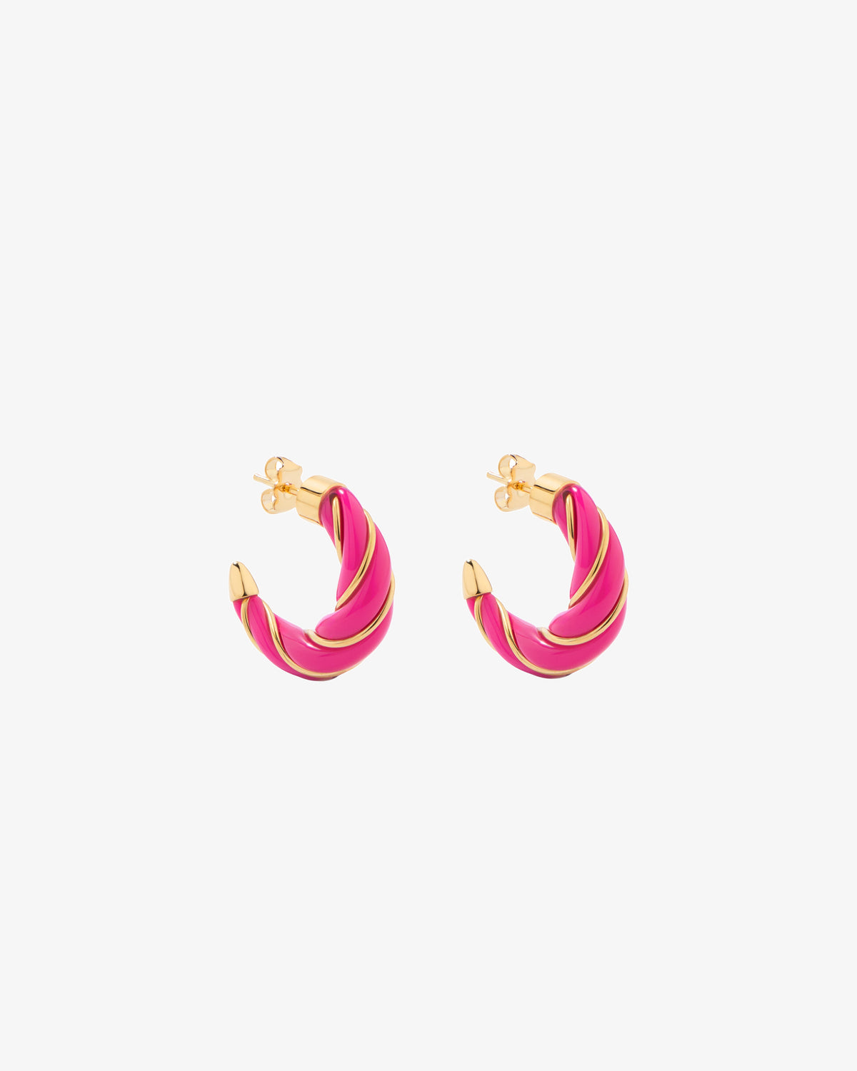 Aurelie Bidermann Raspberry Diana Earrings