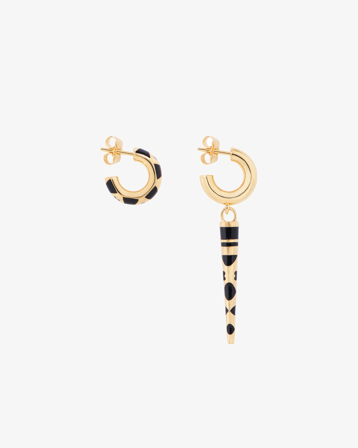 Aurelie Bidermann Black Positano Earrings