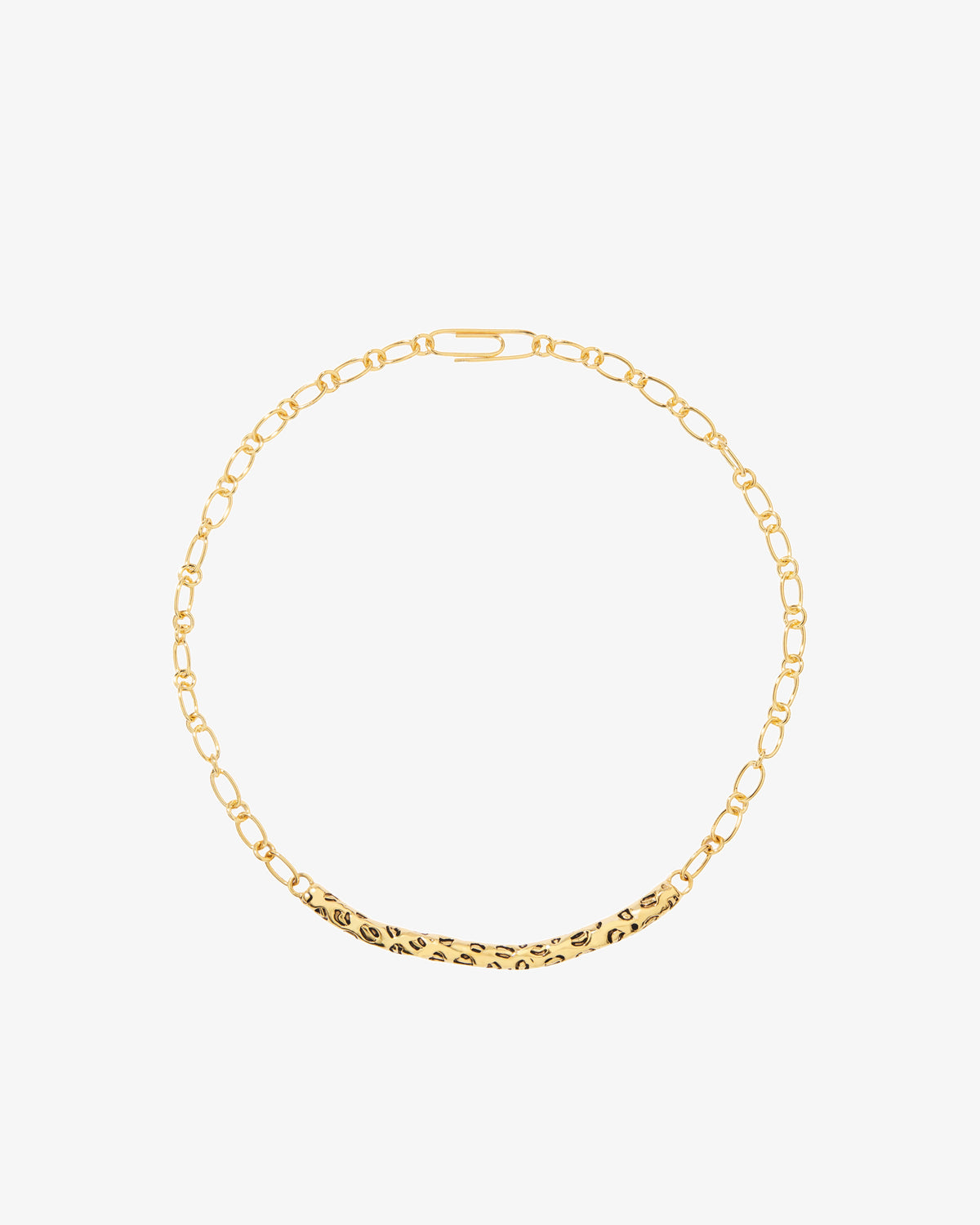 Aurelie Bidermann Imbali Leopard Print Necklace