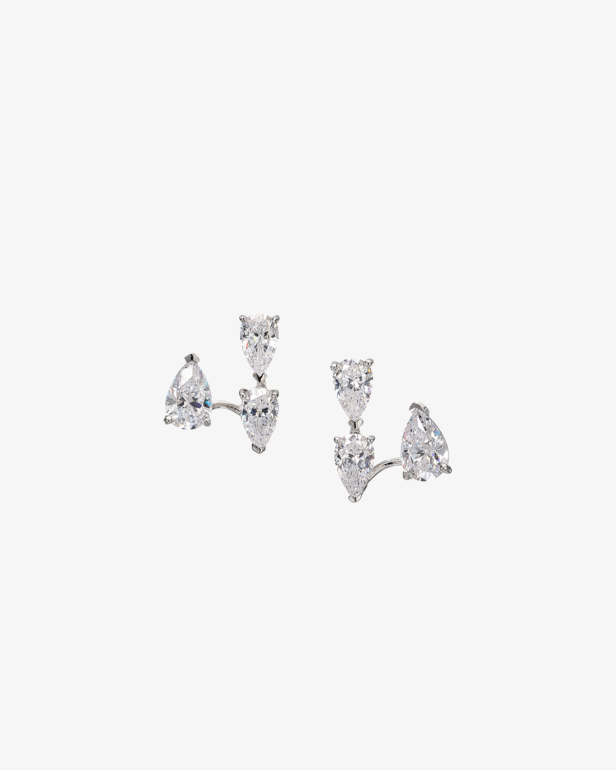 Anabela Chan Floating Diamonds Nova Ear Huggies