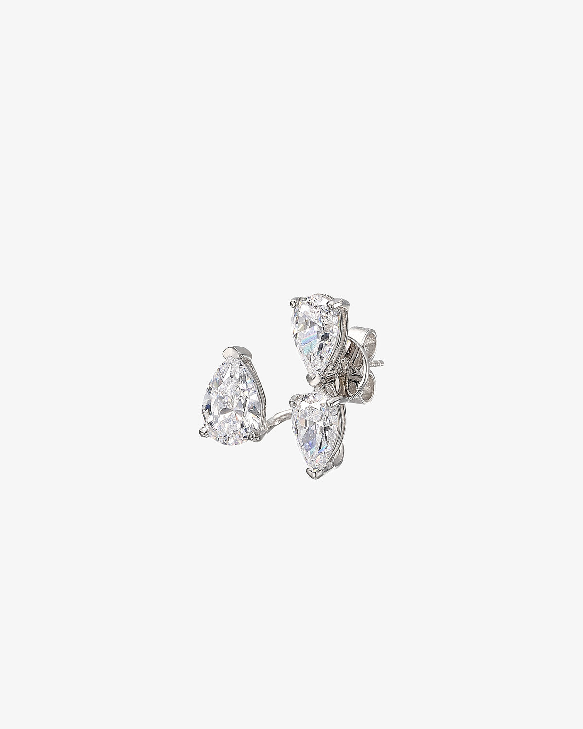 Anabela Chan Floating Diamonds Nova Ear Huggies