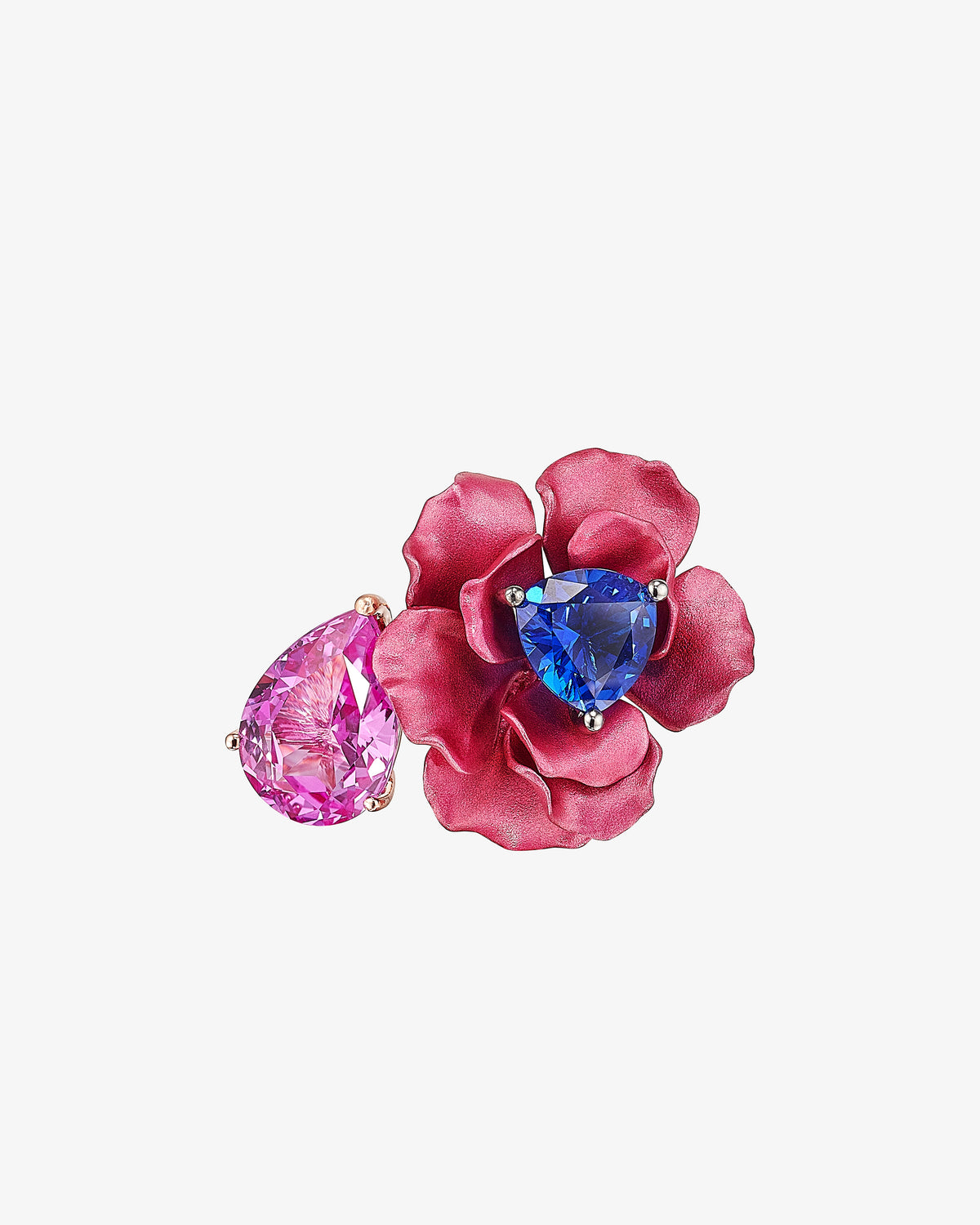 Anabela Chan Fuchsia Sapphire Bloom Ring