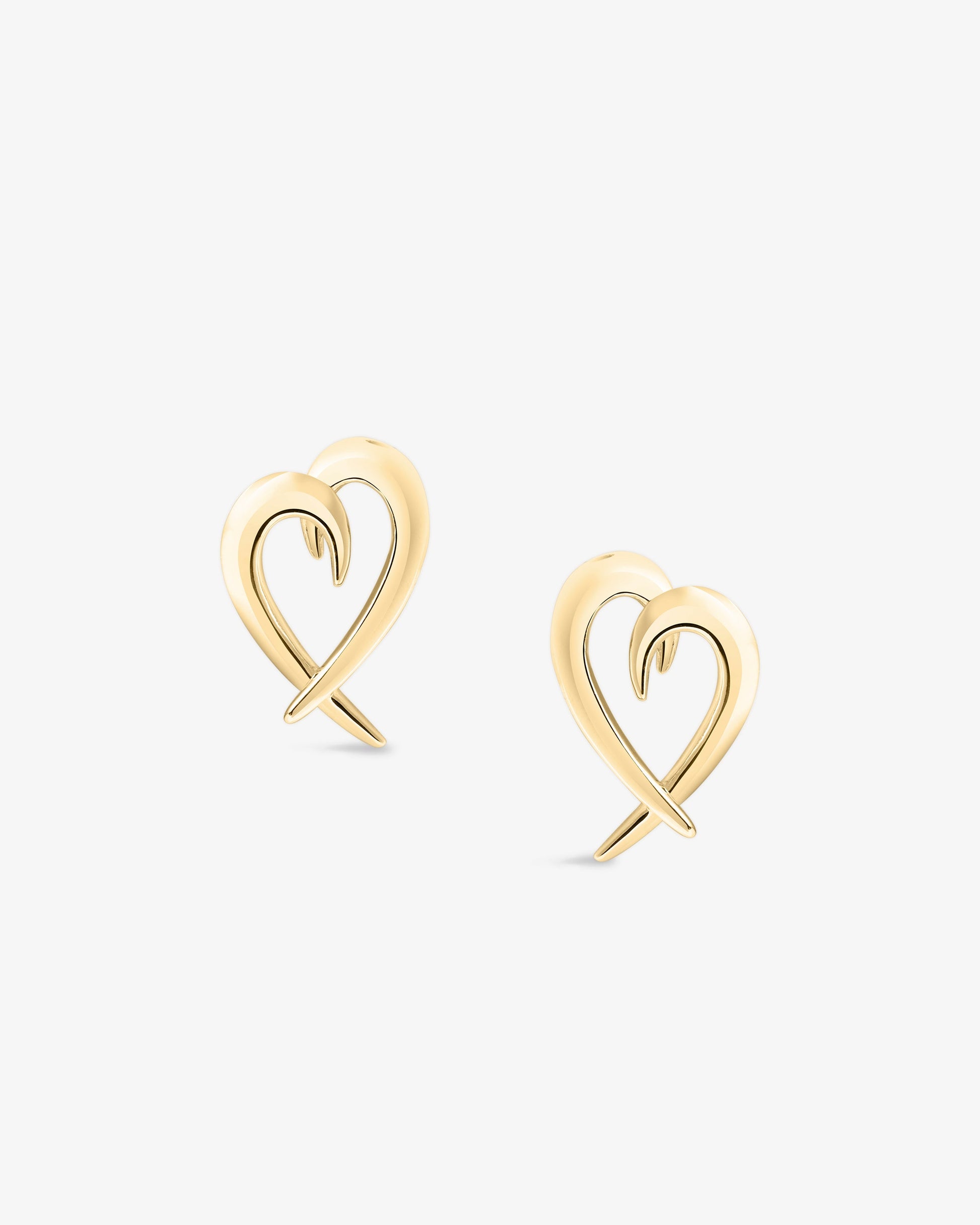 Shaun Leane Hook Heart Earrings