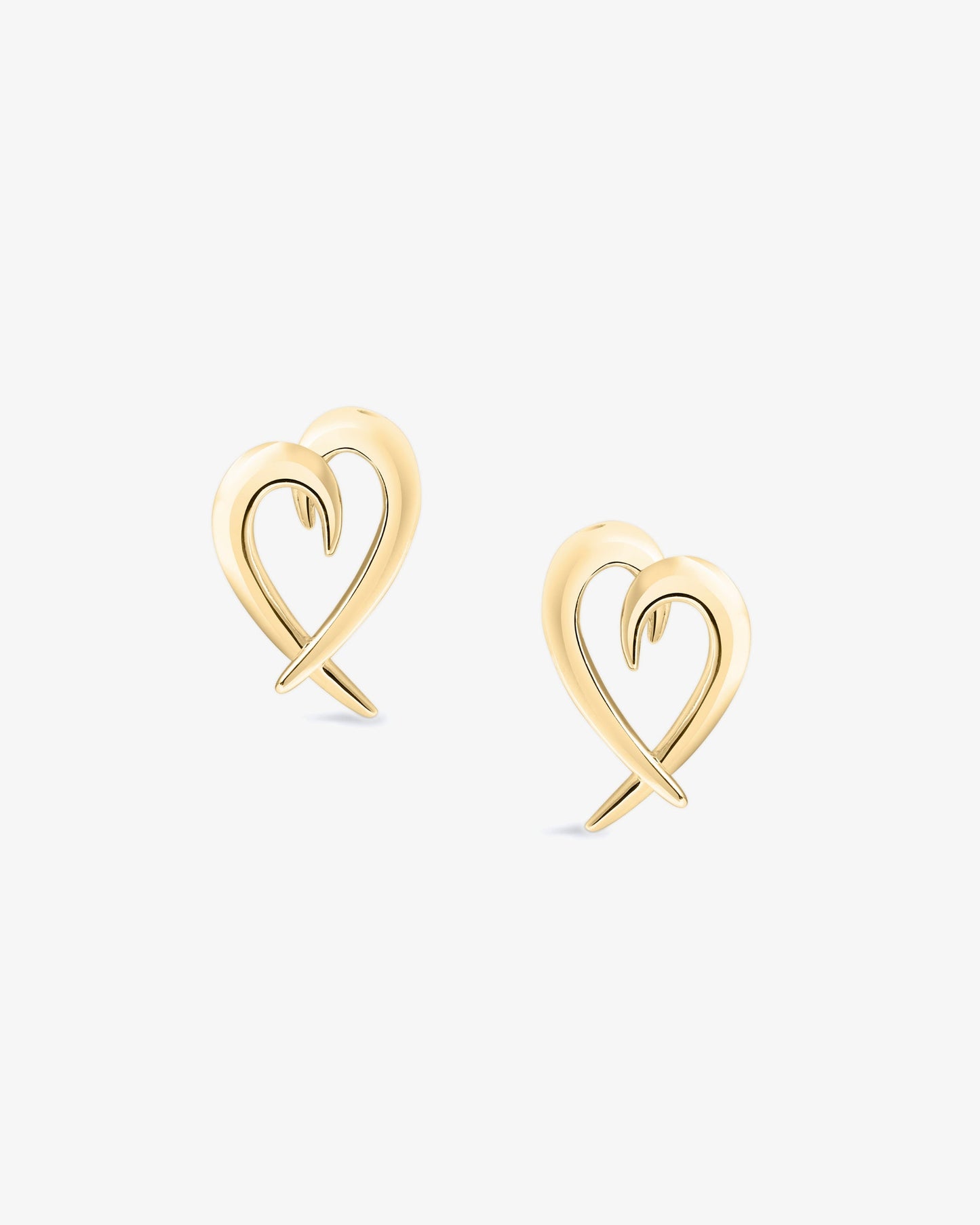 Shaun Leane Hook Heart Earrings