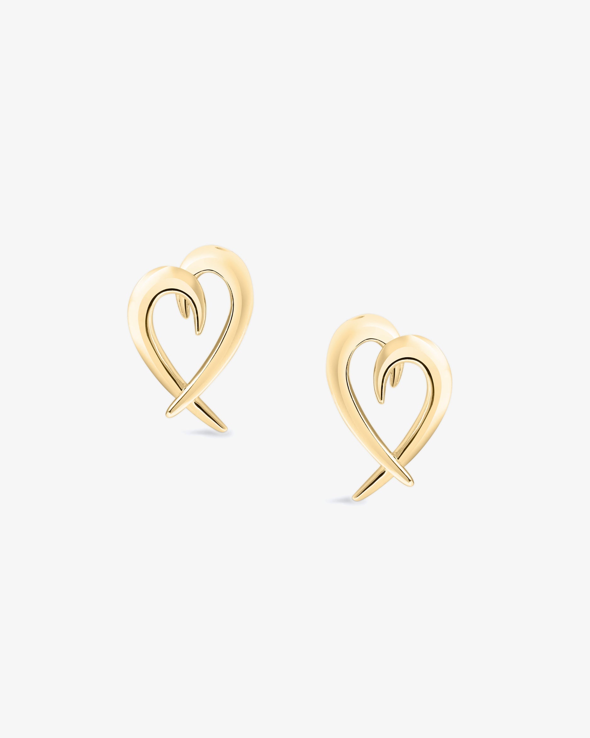 Shaun Leane Hook Heart Earrings
