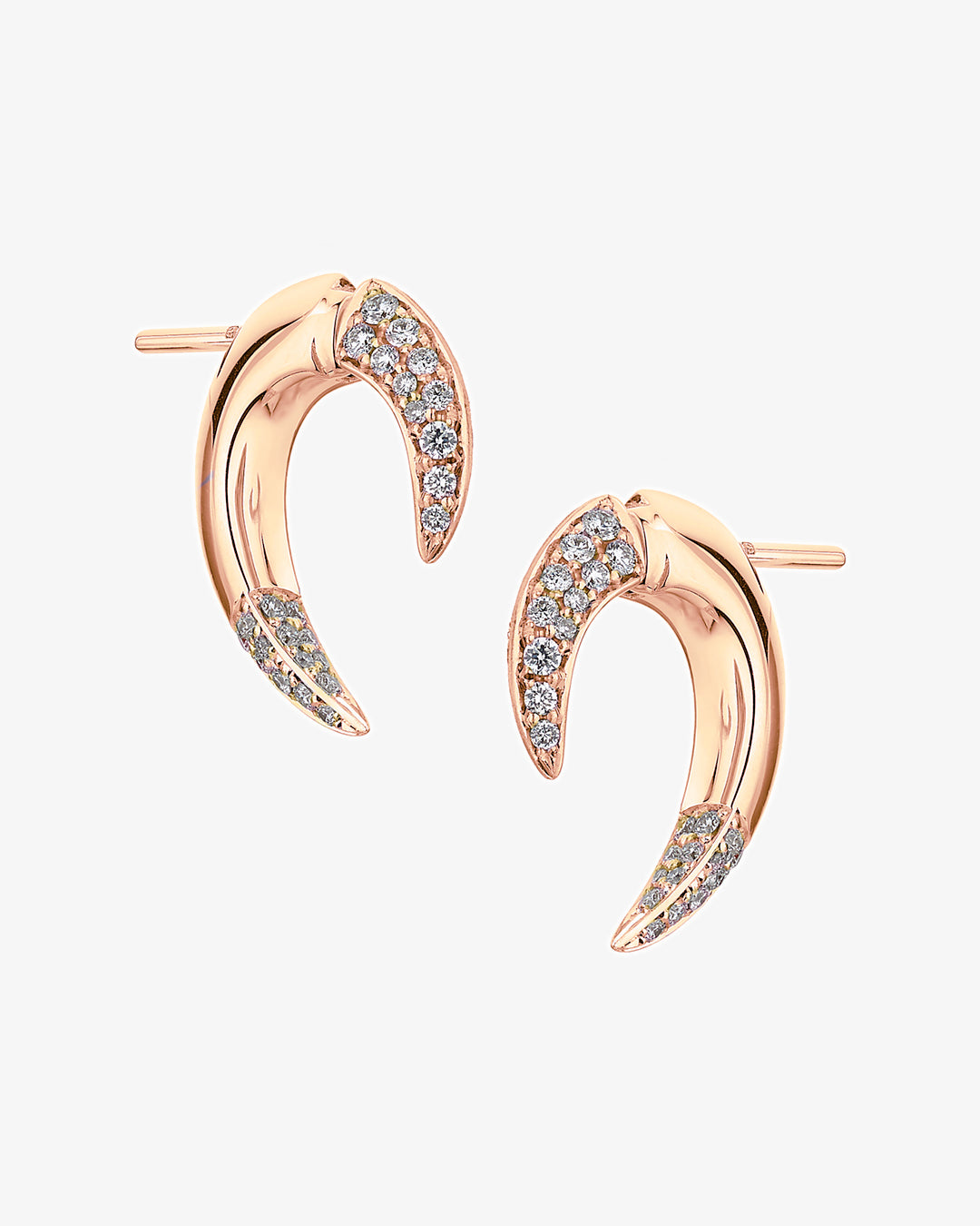 Shaun Leane 18K Rose Gold Talon Diamond Earrings