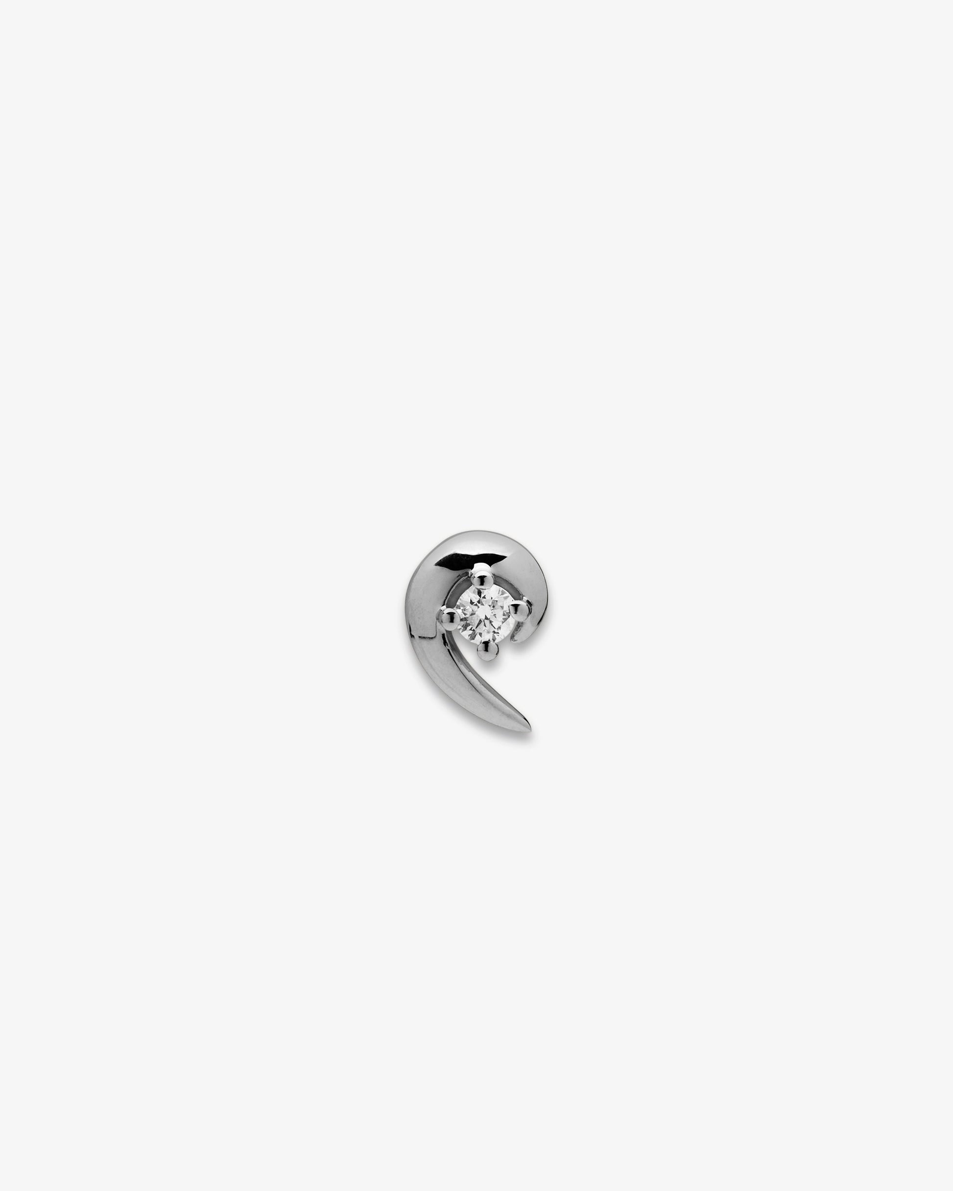 Shaun Leane Talon Diamond Stud Single Earring