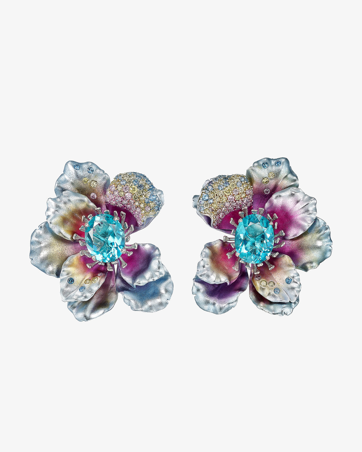 Anabela Chan Iris Poppy Earrings