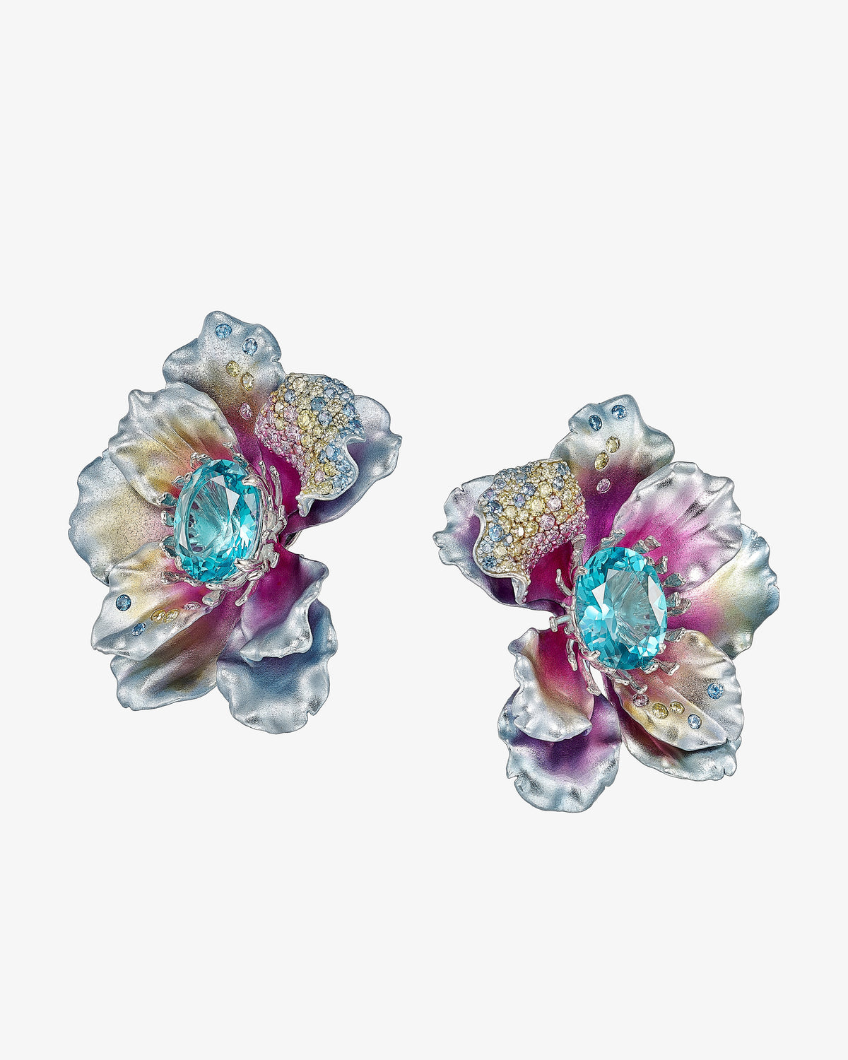 Anabela Chan Iris Poppy Earrings