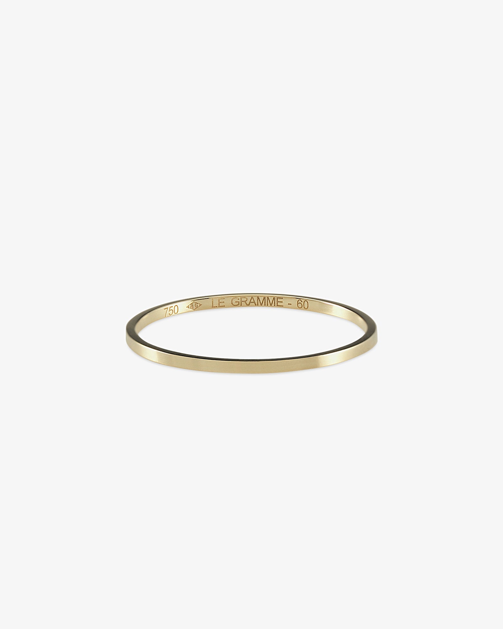 Le gramme 1g polished 18k gold ring