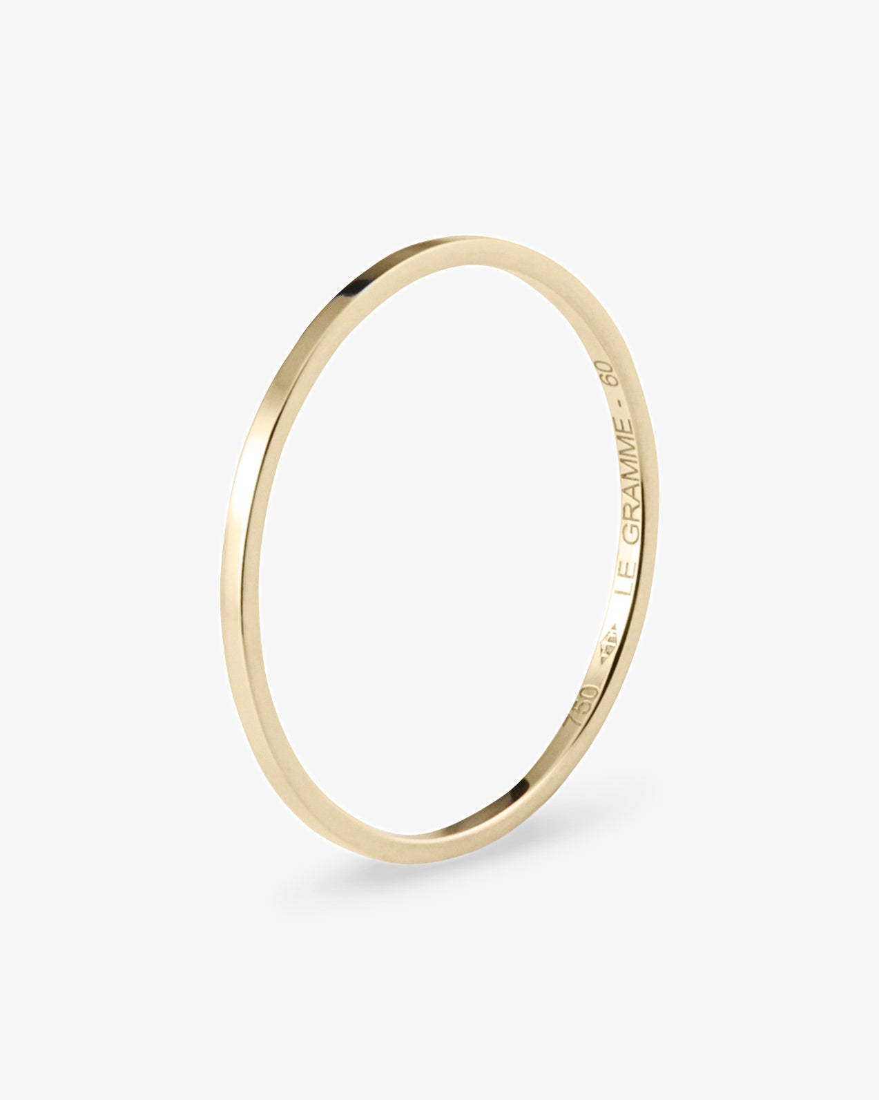 Le gramme 1g polished 18k gold ring