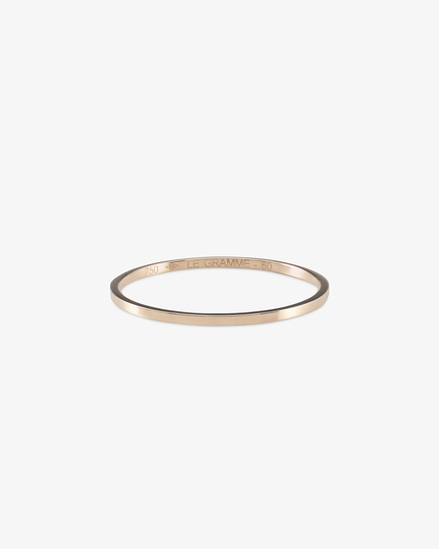Le gramme 1g polished 18k rose gold ring