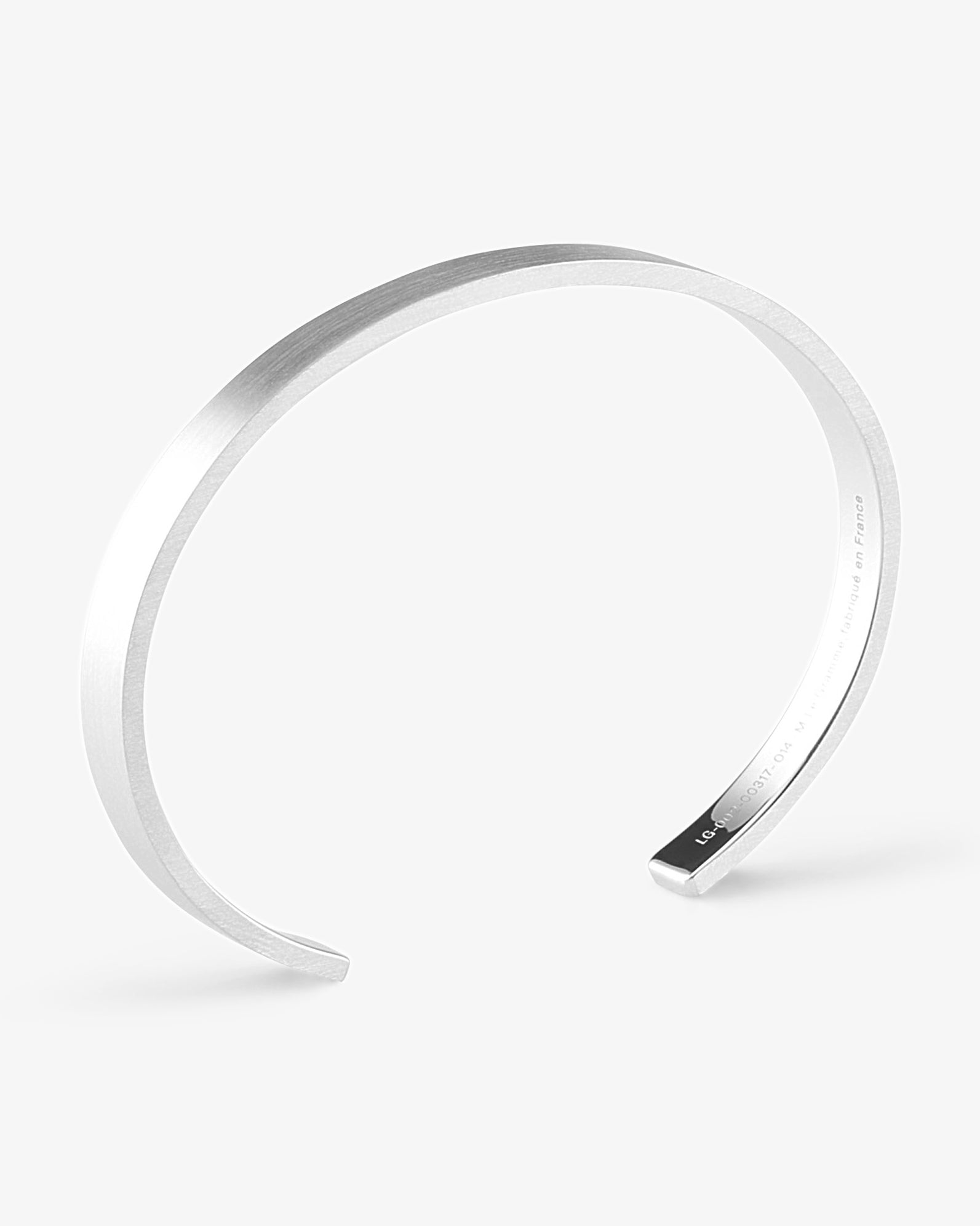 Le gramme 15g brushed ribbon bracelet