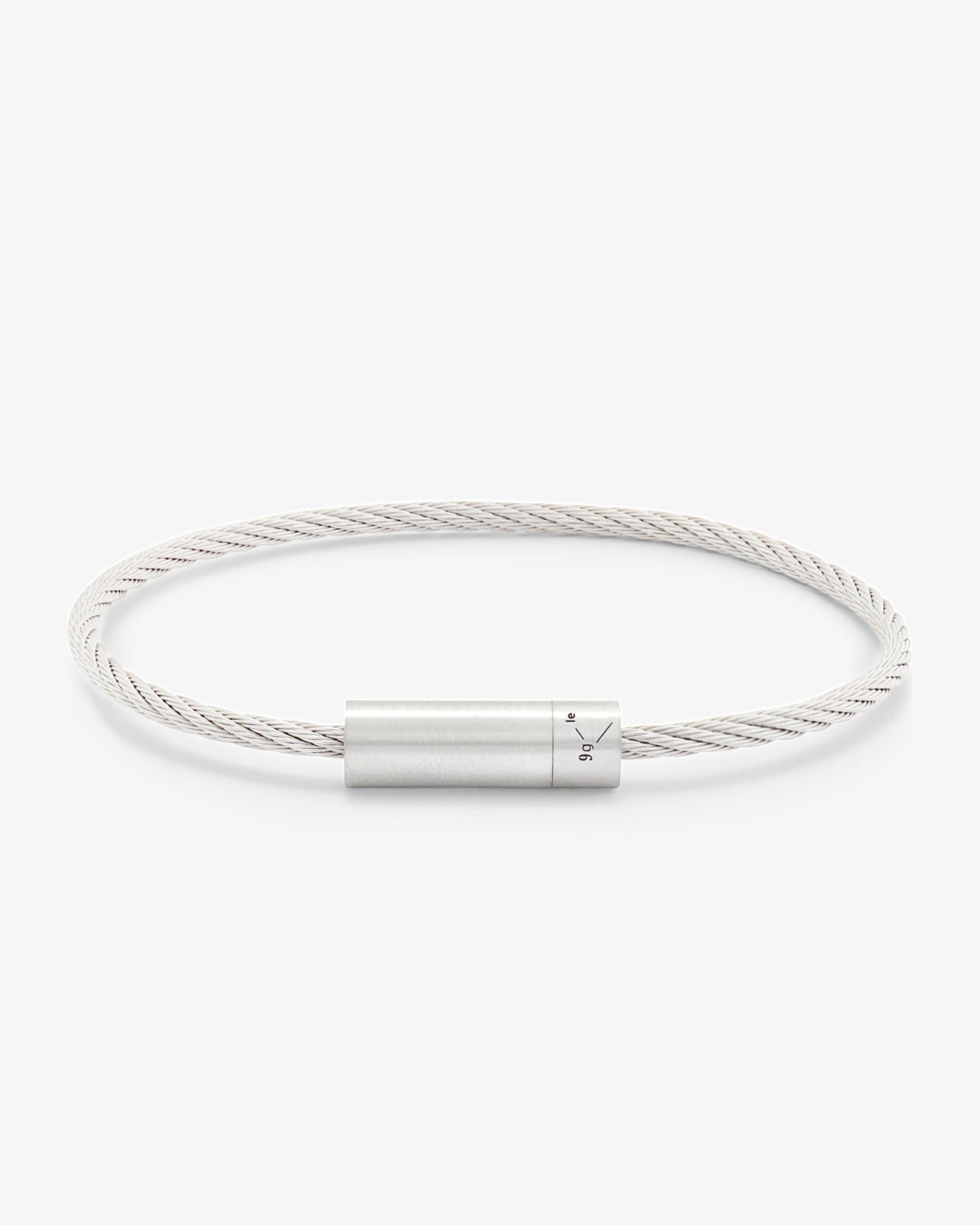 Le gramme 9g brushed cable bracelet