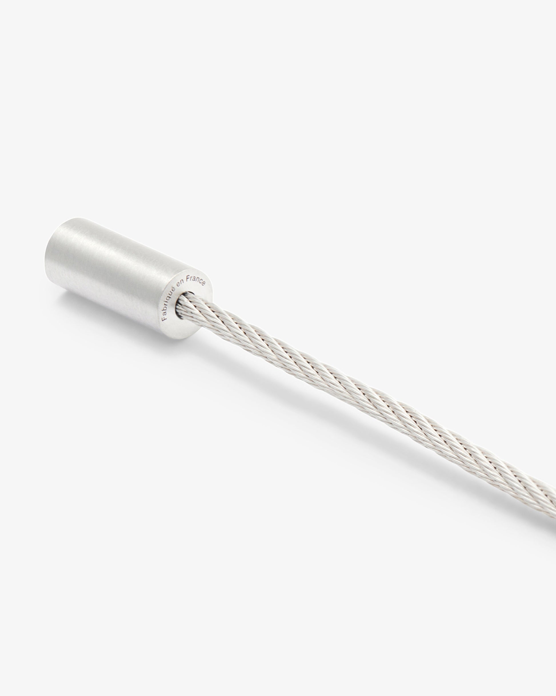 Le gramme 9g brushed cable bracelet