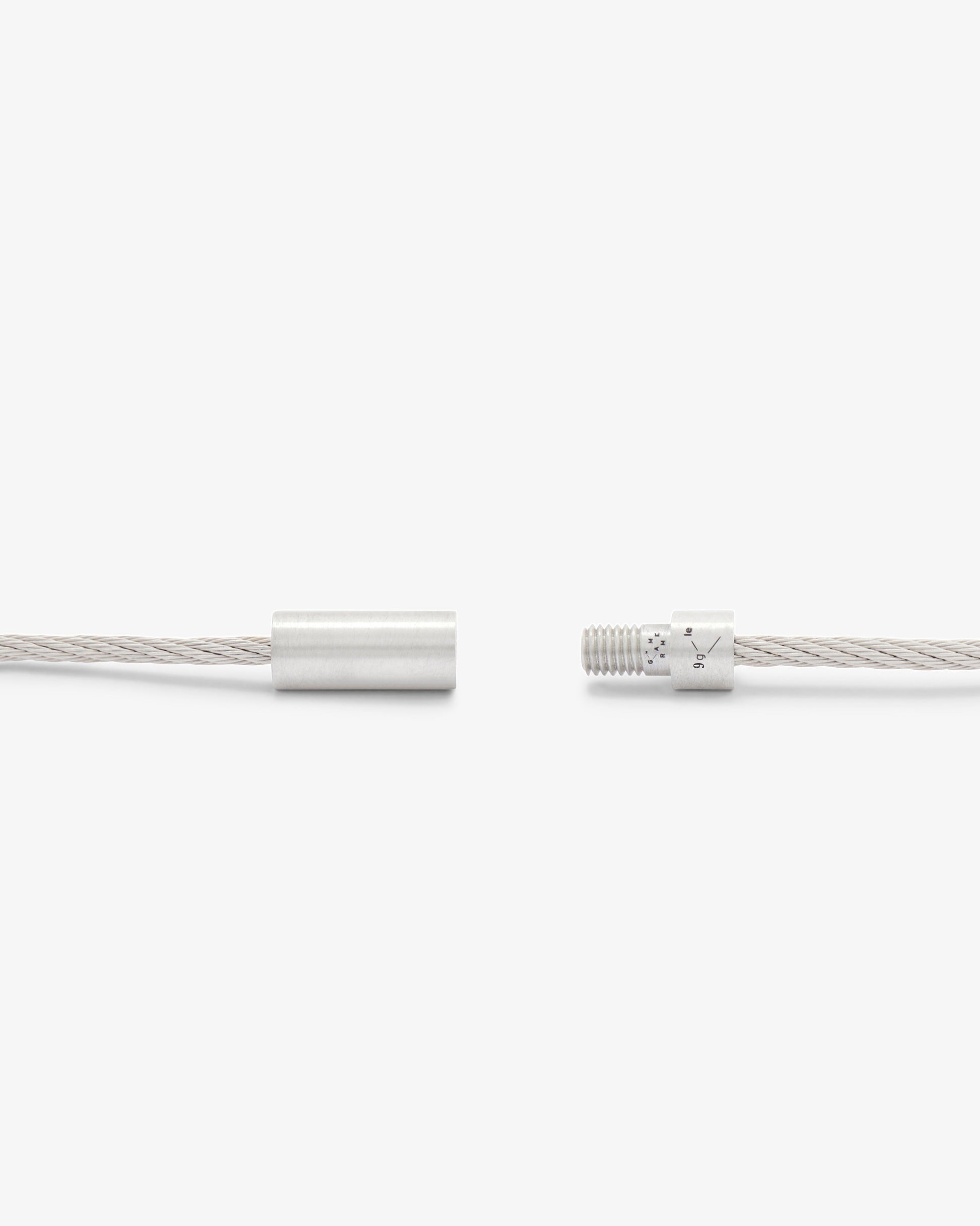 Le gramme 9g brushed cable bracelet