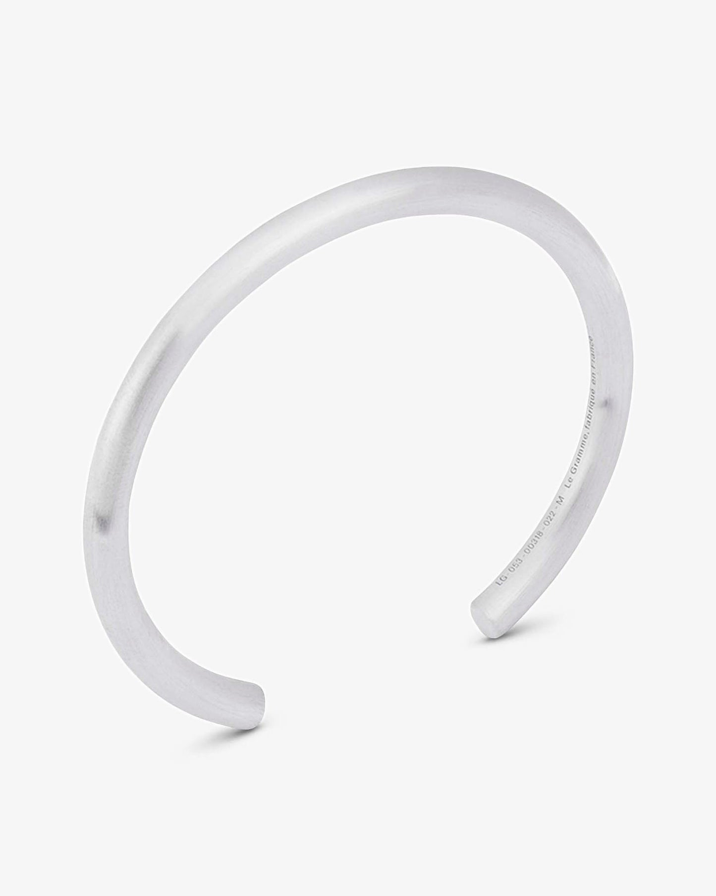 Le gramme 31g brushed bangle bracelet