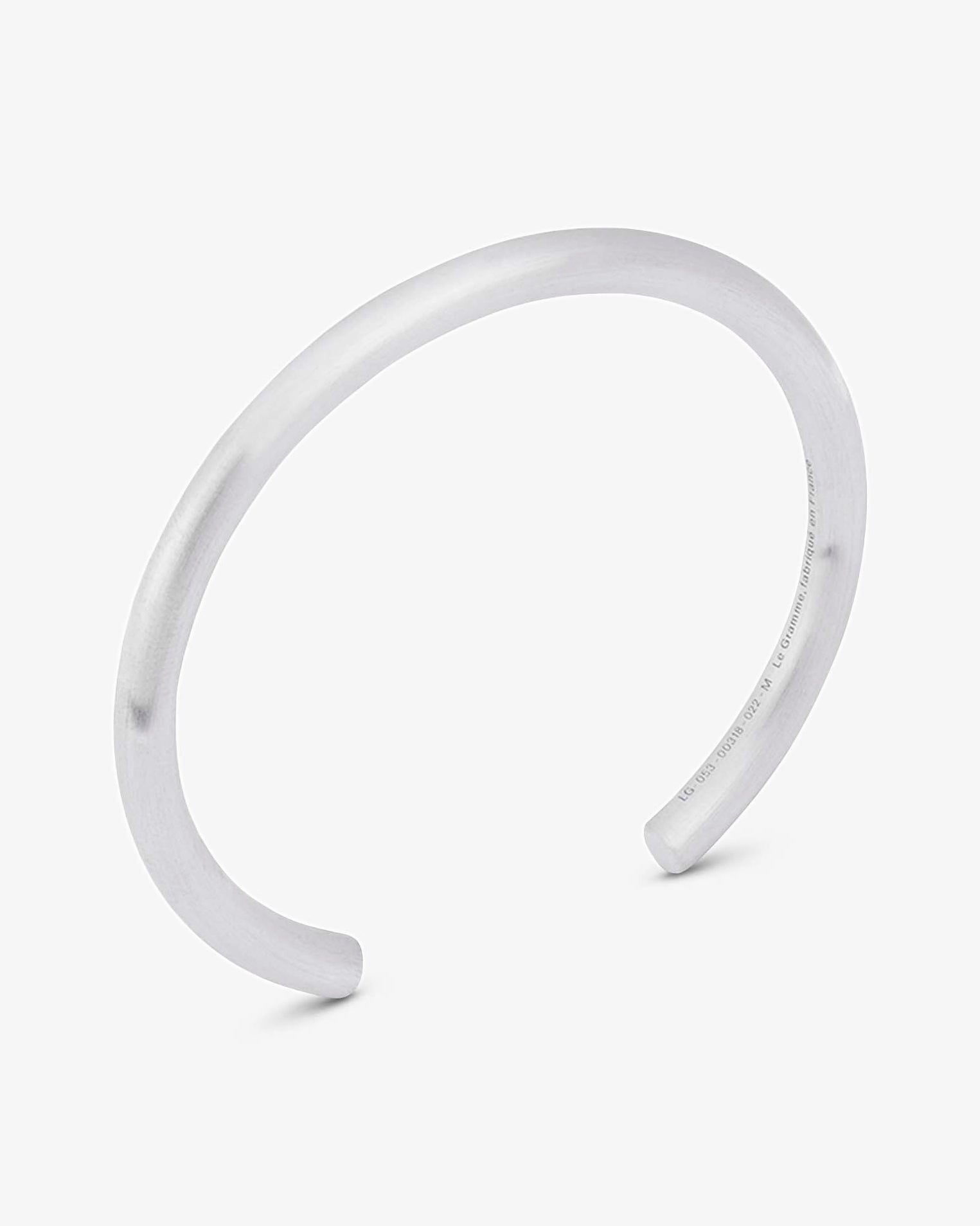 Le gramme 31g brushed bangle bracelet