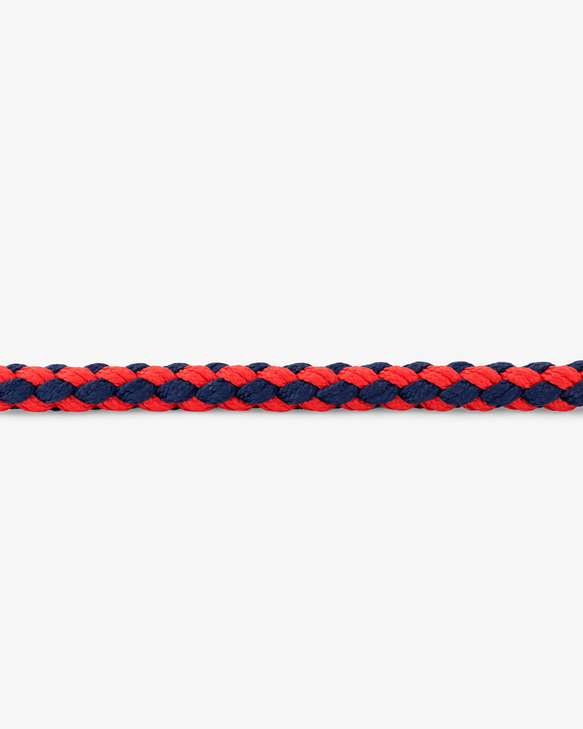 Le gramme 7g brushed red navy blue cable bracelet orlebar brown