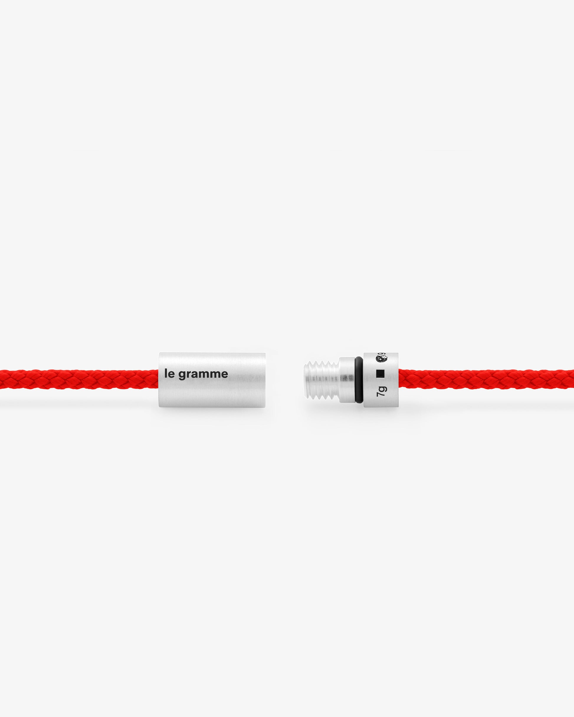Le gramme 7g brushed red nato bracelet