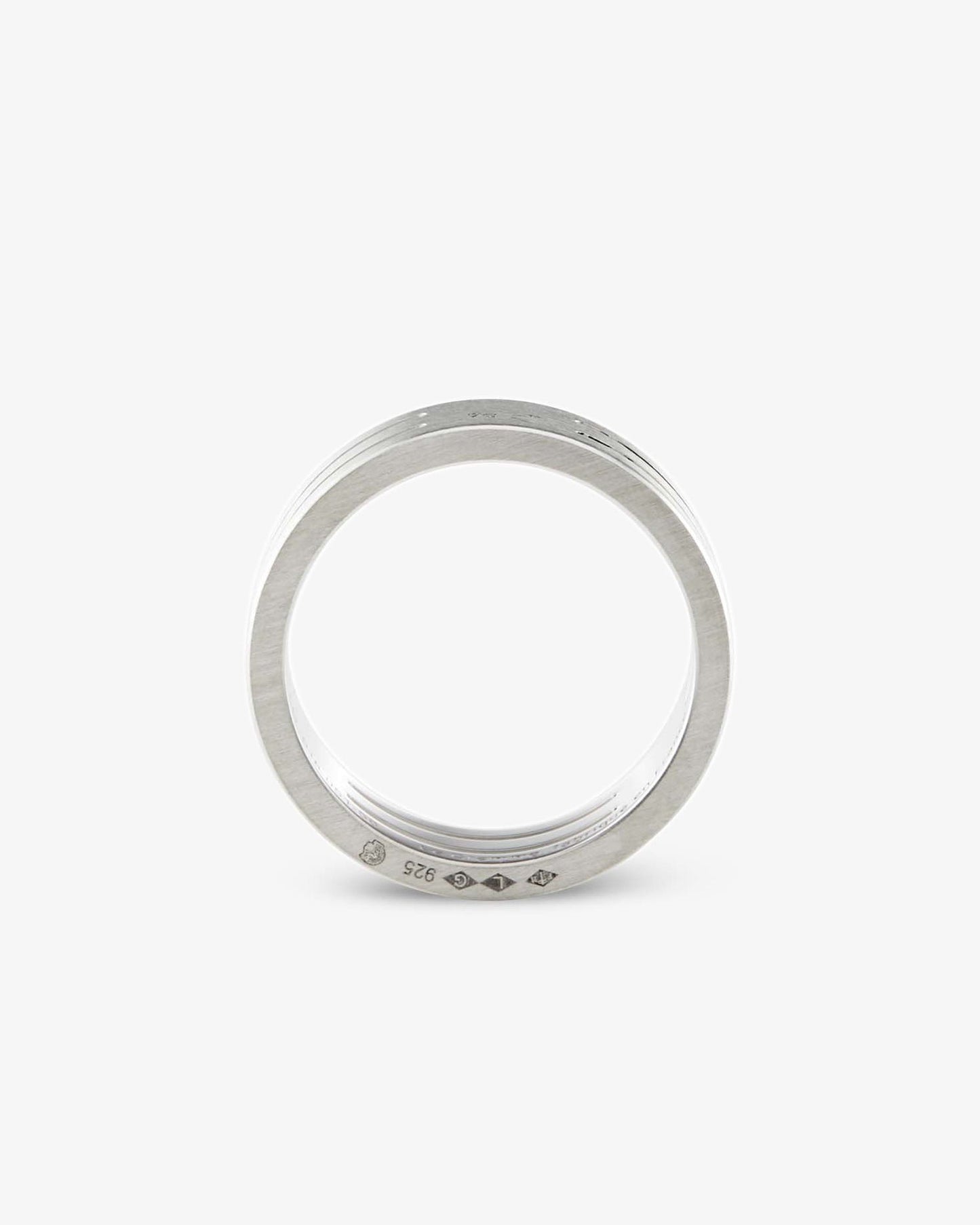 Le gramme 7g polished punched ribbon ring